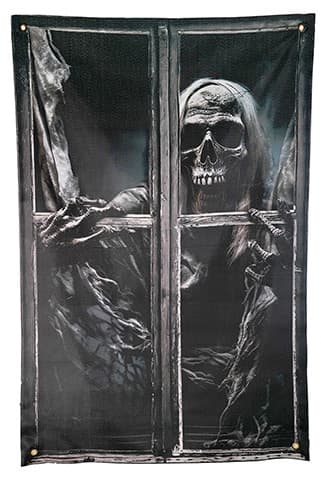 Makotex - 999948089 Deko Fensterbild "Skelett"