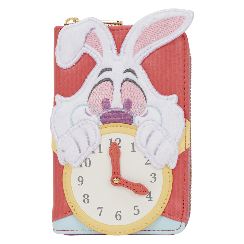 Loungefly Alice im Wunderland White Rabbit Zip Around Wallet Geldbörse Disney offiziell lizenziert