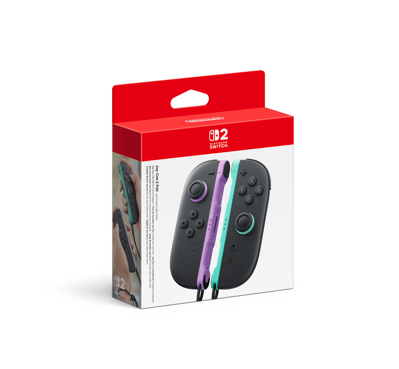 Joy-Con 2-Controller (hellviolett/hellgrün)