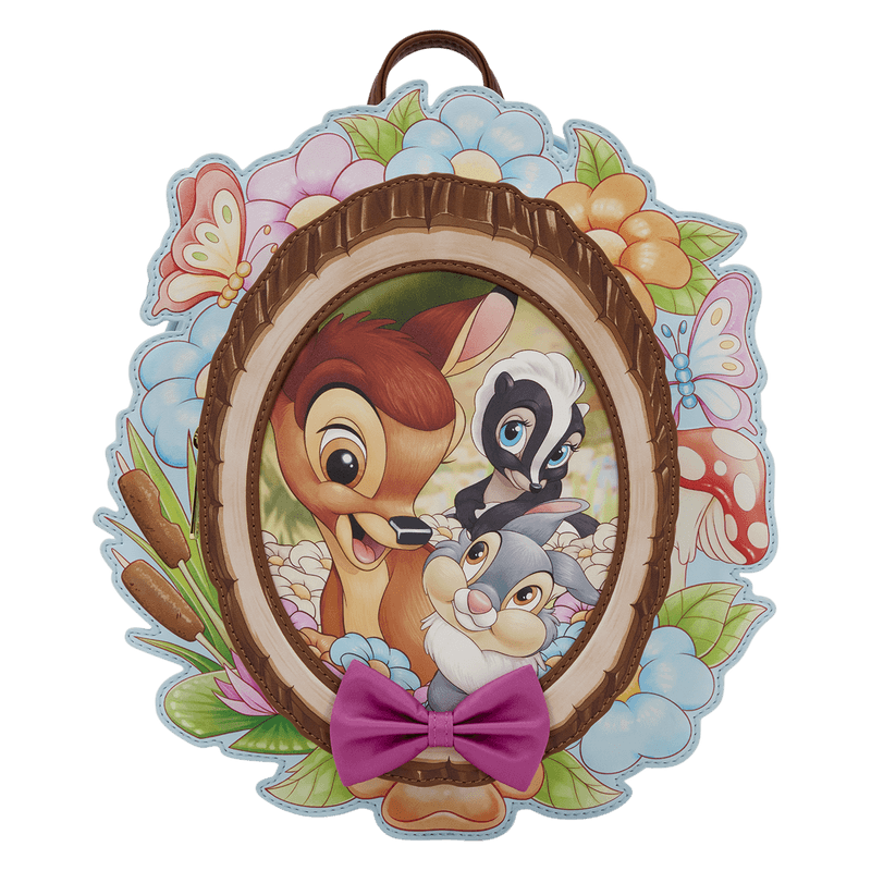 Loungefly Disney Bambi Friends Cameo Mini Rucksack – Stylischer Mini Backpack für Disney Fans