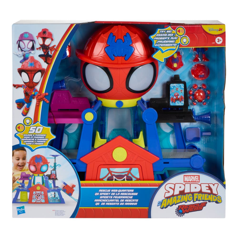 Hasbro - Marvel Spidey und seine Super-Freunde Rescue-Webs Web-Quartier