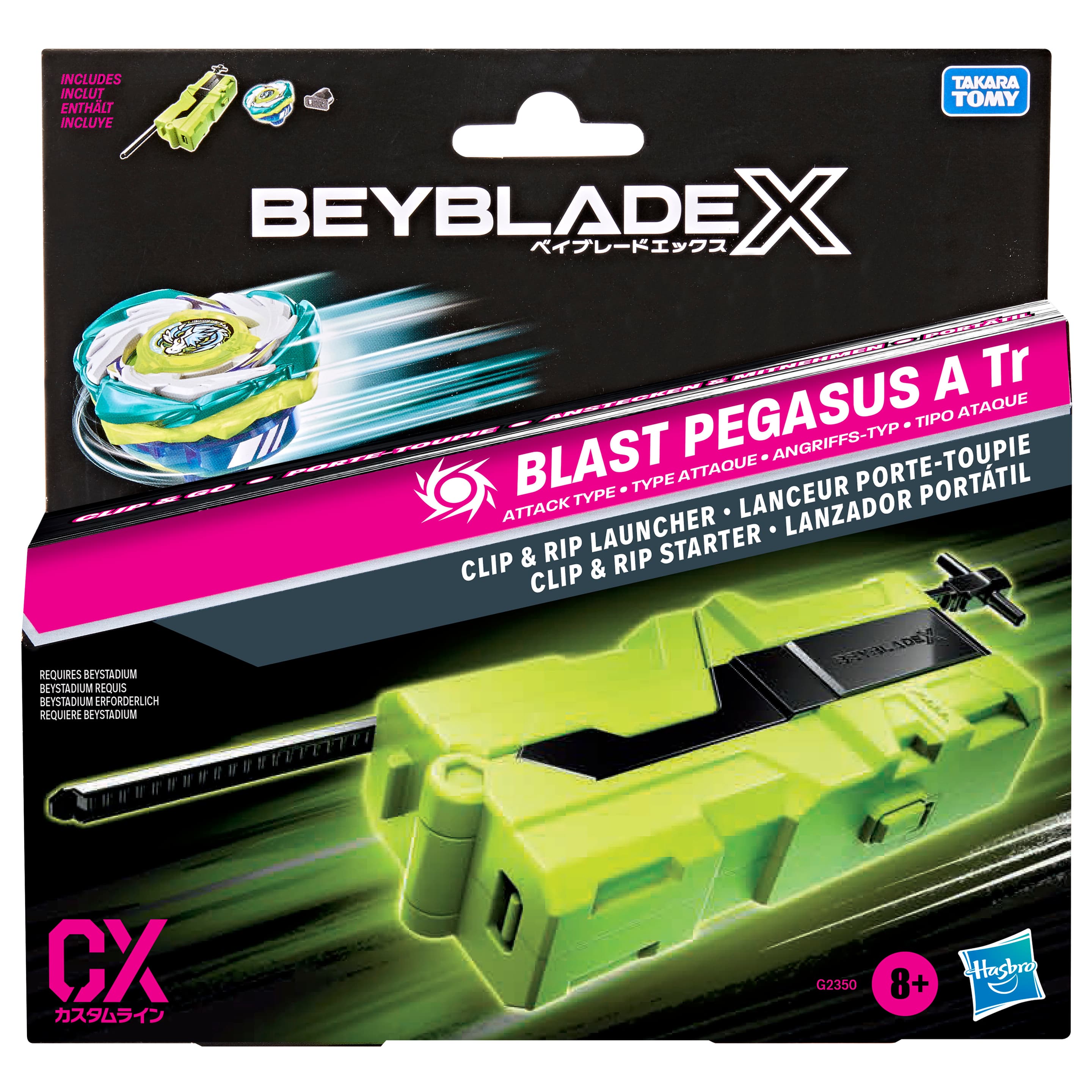 Hasbro - Beyblade X Clip & Rip Starter-Set