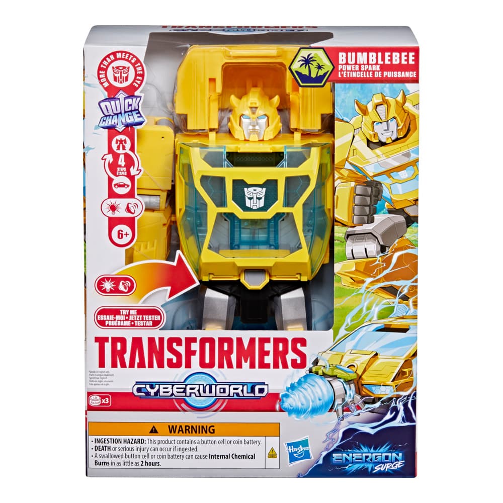 Hasbro - Transformers CYBERWORLD Energon Surge Bumblebee Power Spark