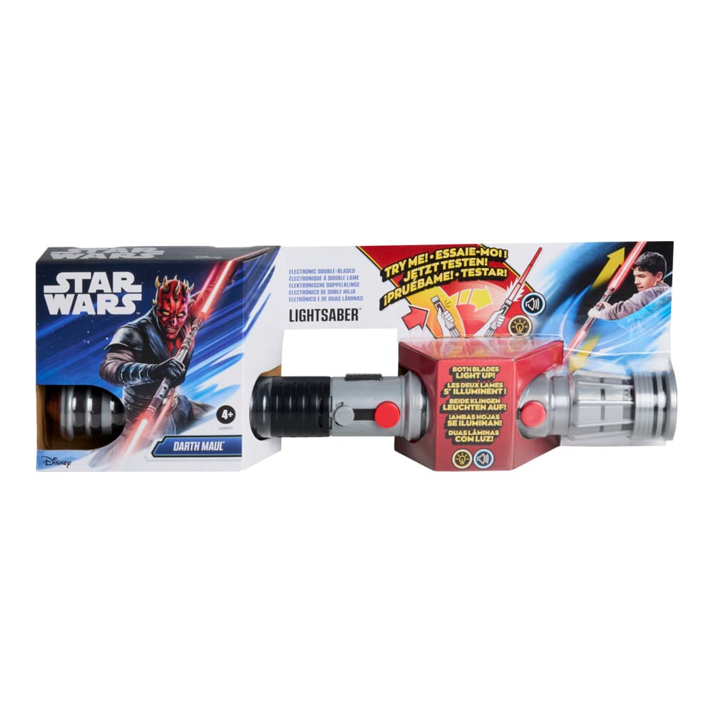 Hasbro - Star Wars elektronisches Darth Maul Doppelklingen-Lichtschwert