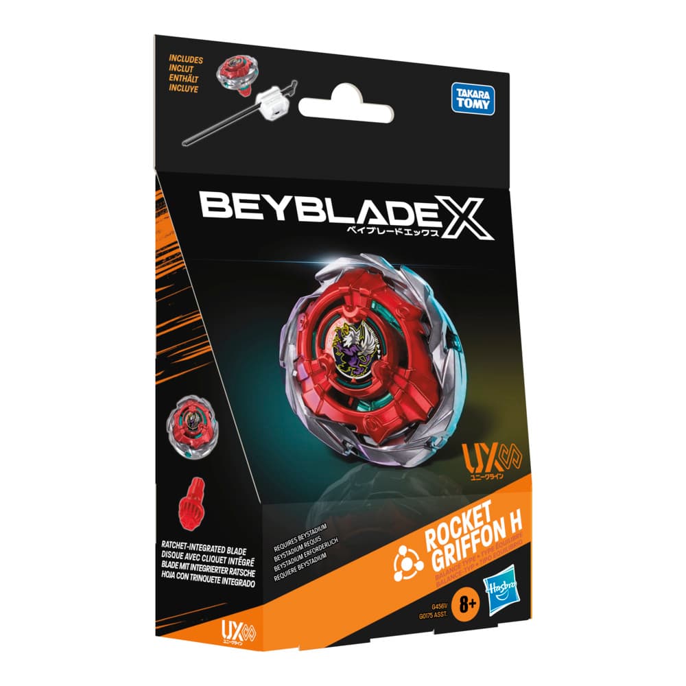 Hasbro - Beyblade X Rocket Griffon H UX Infinity Starter Pack Set