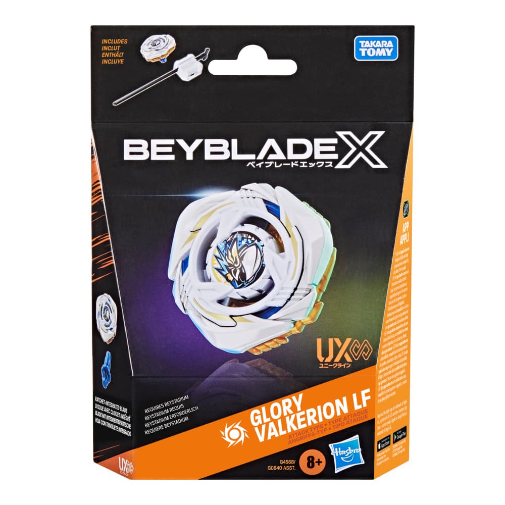 Hasbro - Beyblade X Glory Valkerion LF UX Infinity Starter Pack Set