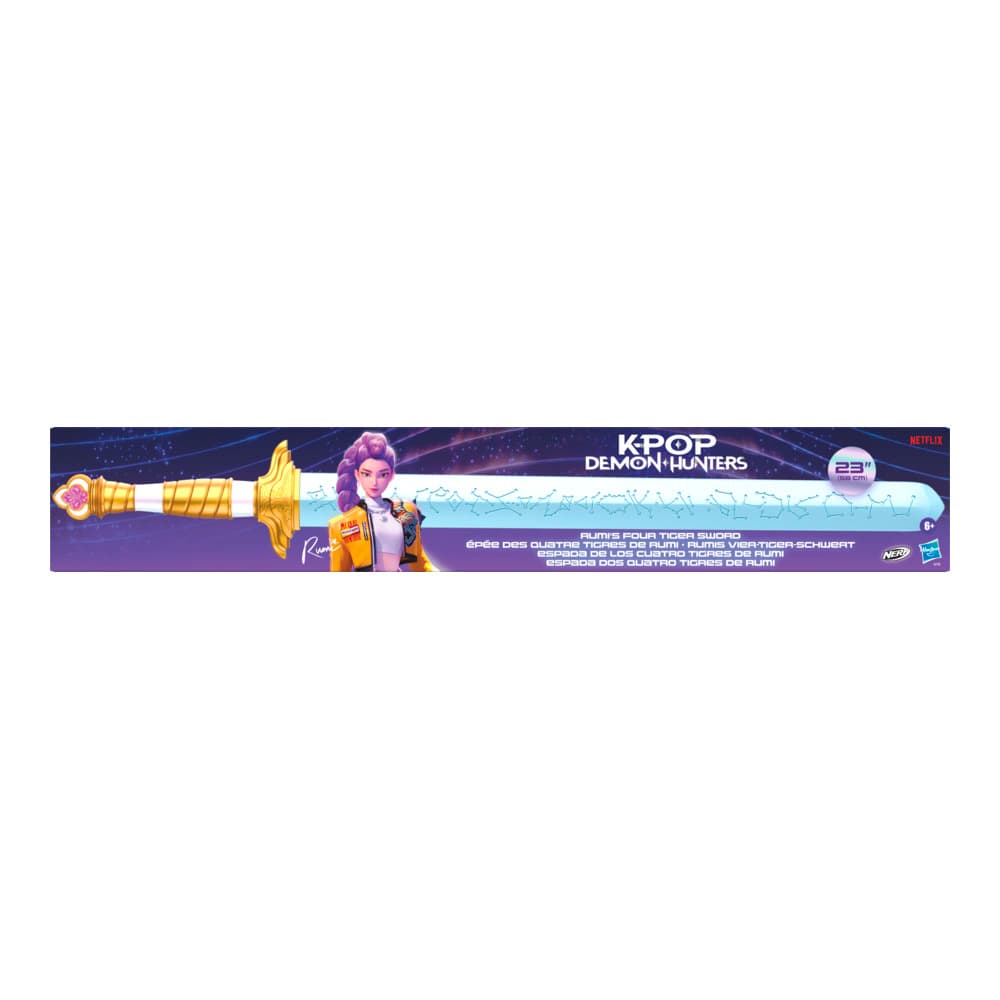 Hasbro Nerf KPop Demon Hunters Rumis Vier-Tiger-Schwert