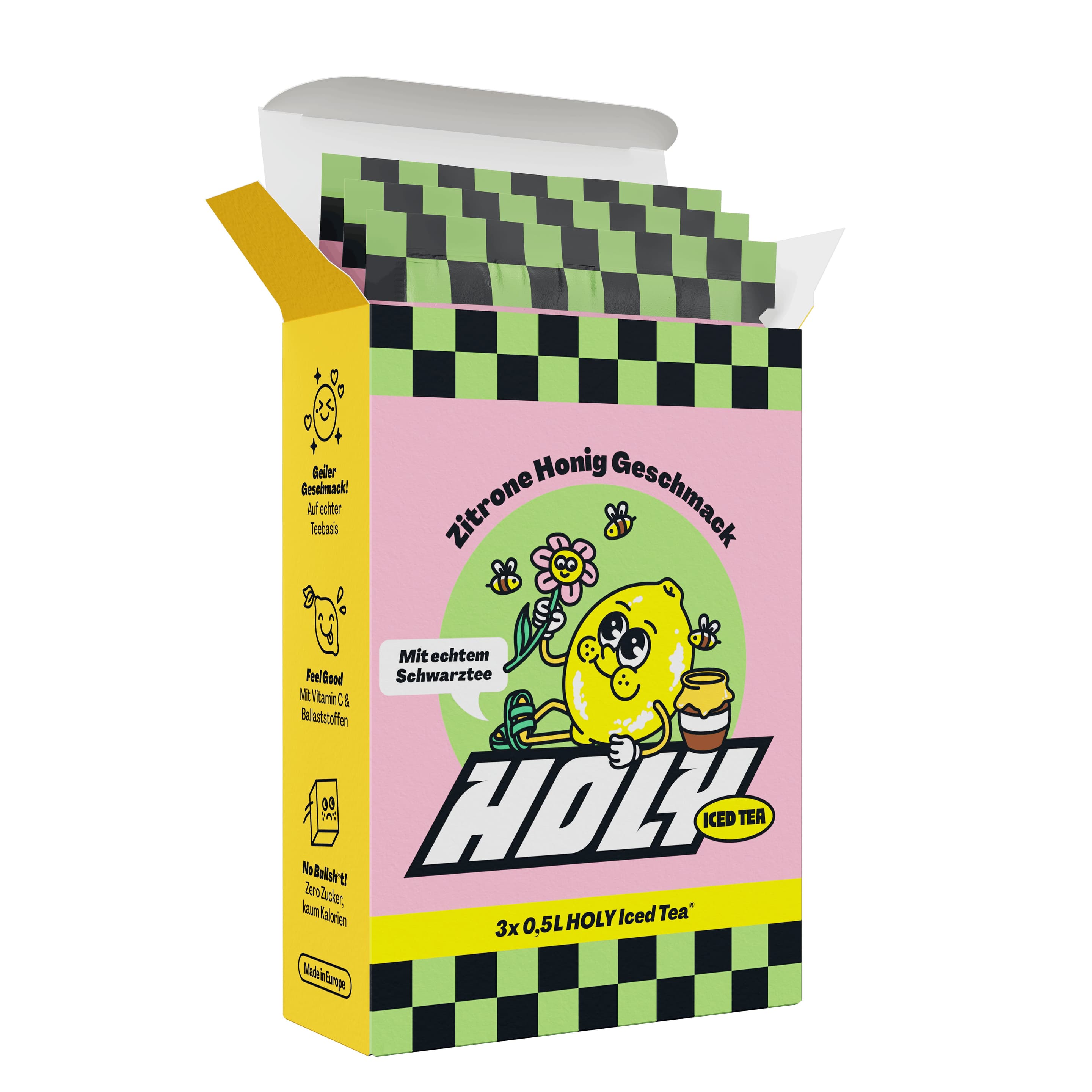 HOLY Iced Tea® 3er Box Zitrone & Honig