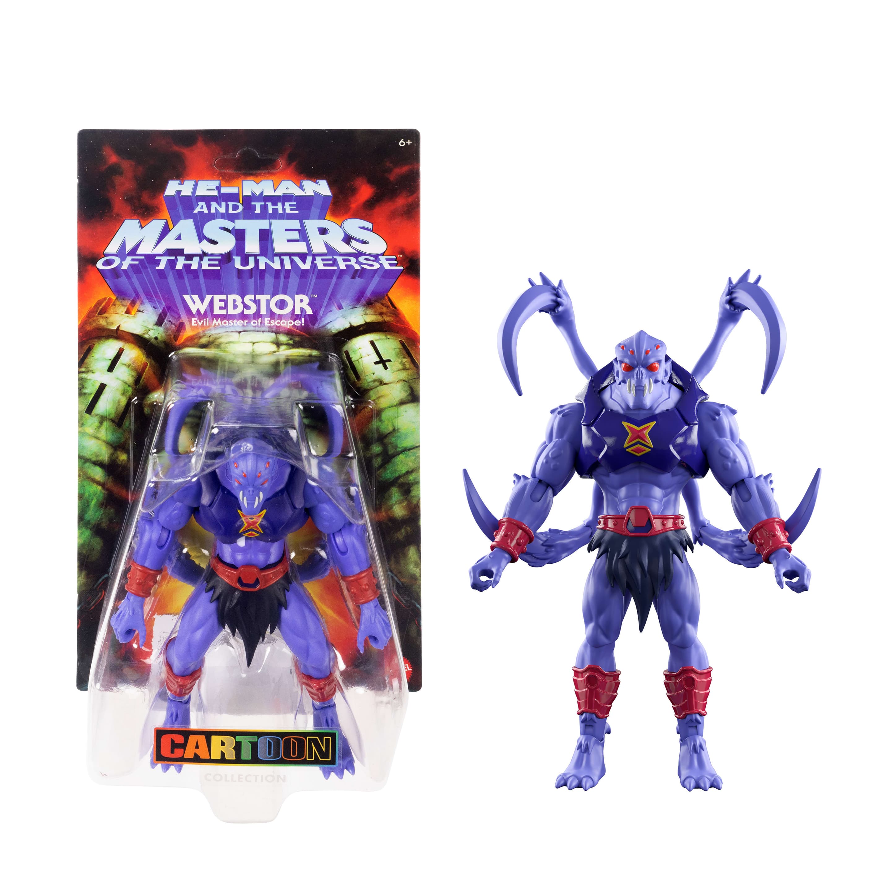Masters of the Universe Origins 200X Webstor aus der Cartoon Collection