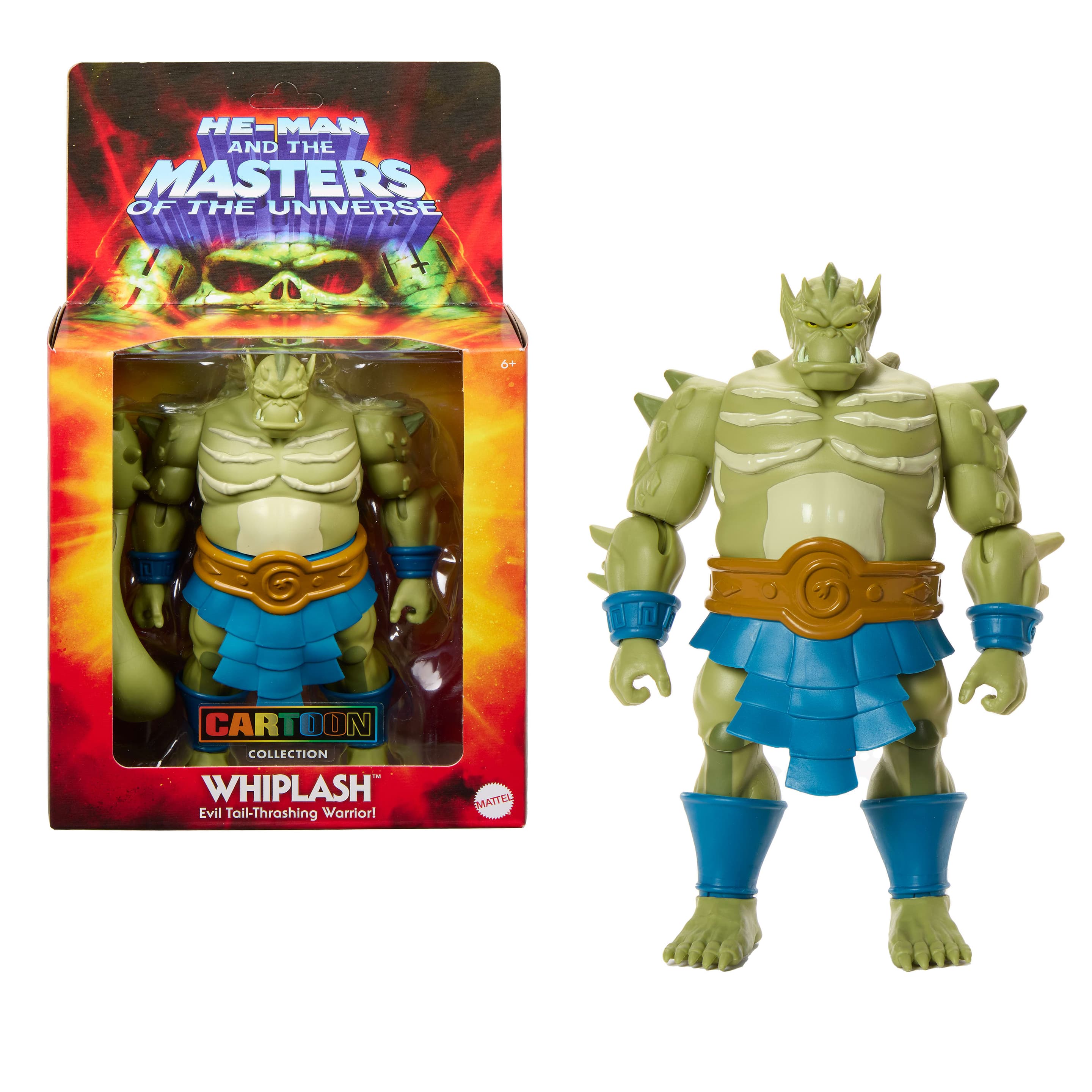 Masters of the Universe Origins 200X-Spielzeug, ca. 14 cm großes Whiplash Deluxe-Actionfigur