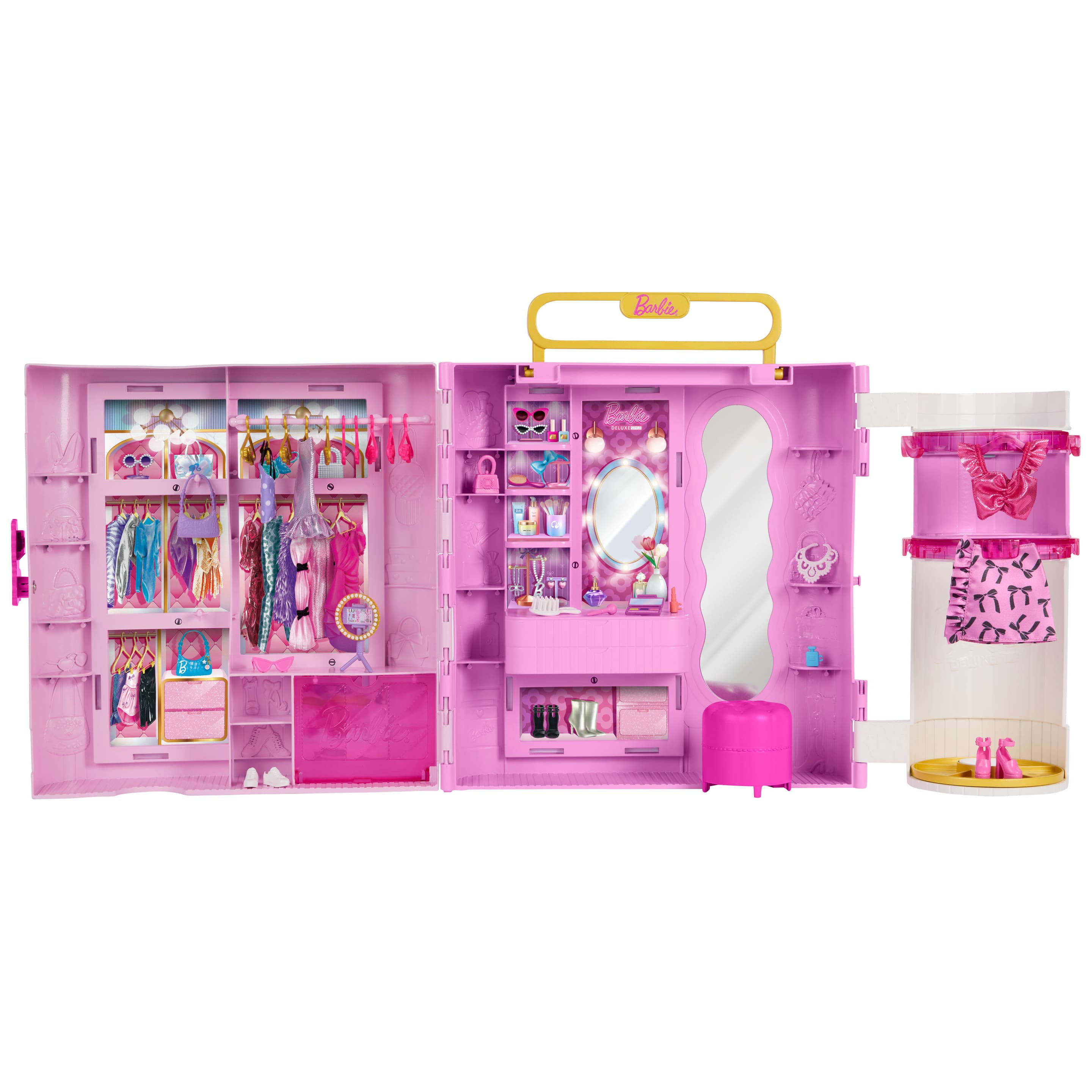 Barbie Deluxe Style Schrank Spielset mit Outfits und Zubehör