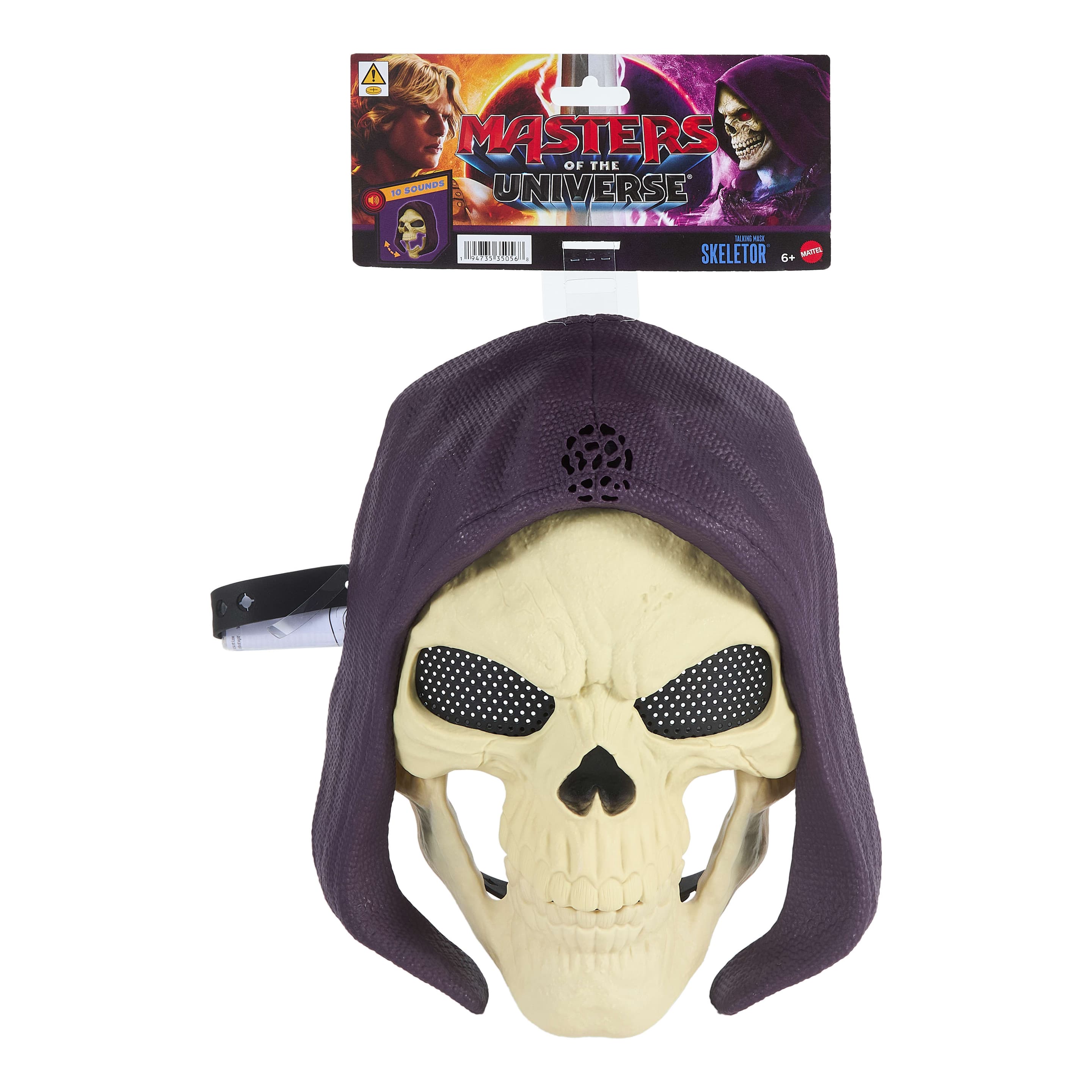 Masters of the Universe Skeletormaske, 2026 Film Aussehen, Licht und Sound, Rollenspielkostüm, Gesichtsbedeckung