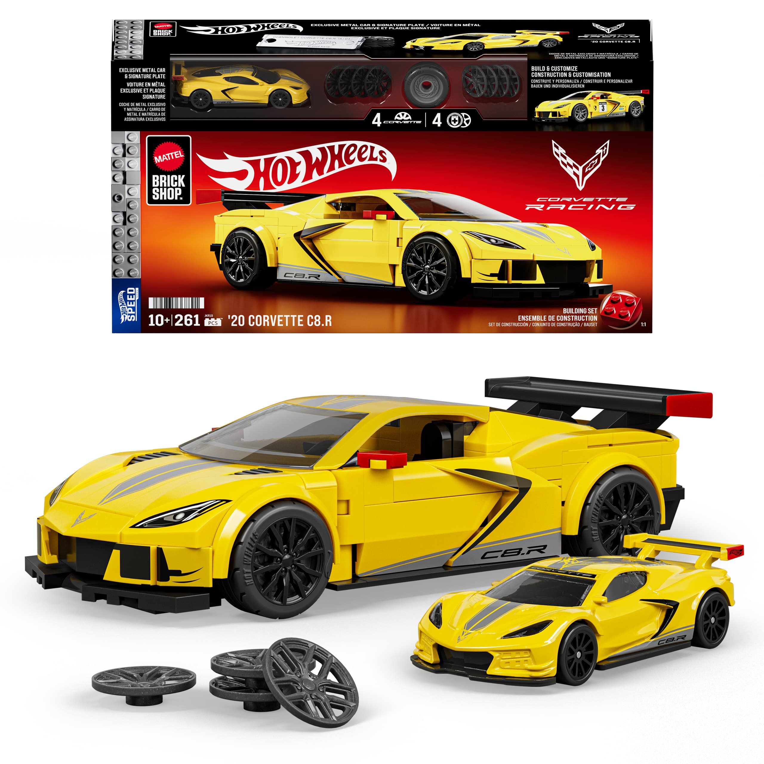 Mattel Brick Shop Hot Wheels ’20 Corvette C8.R