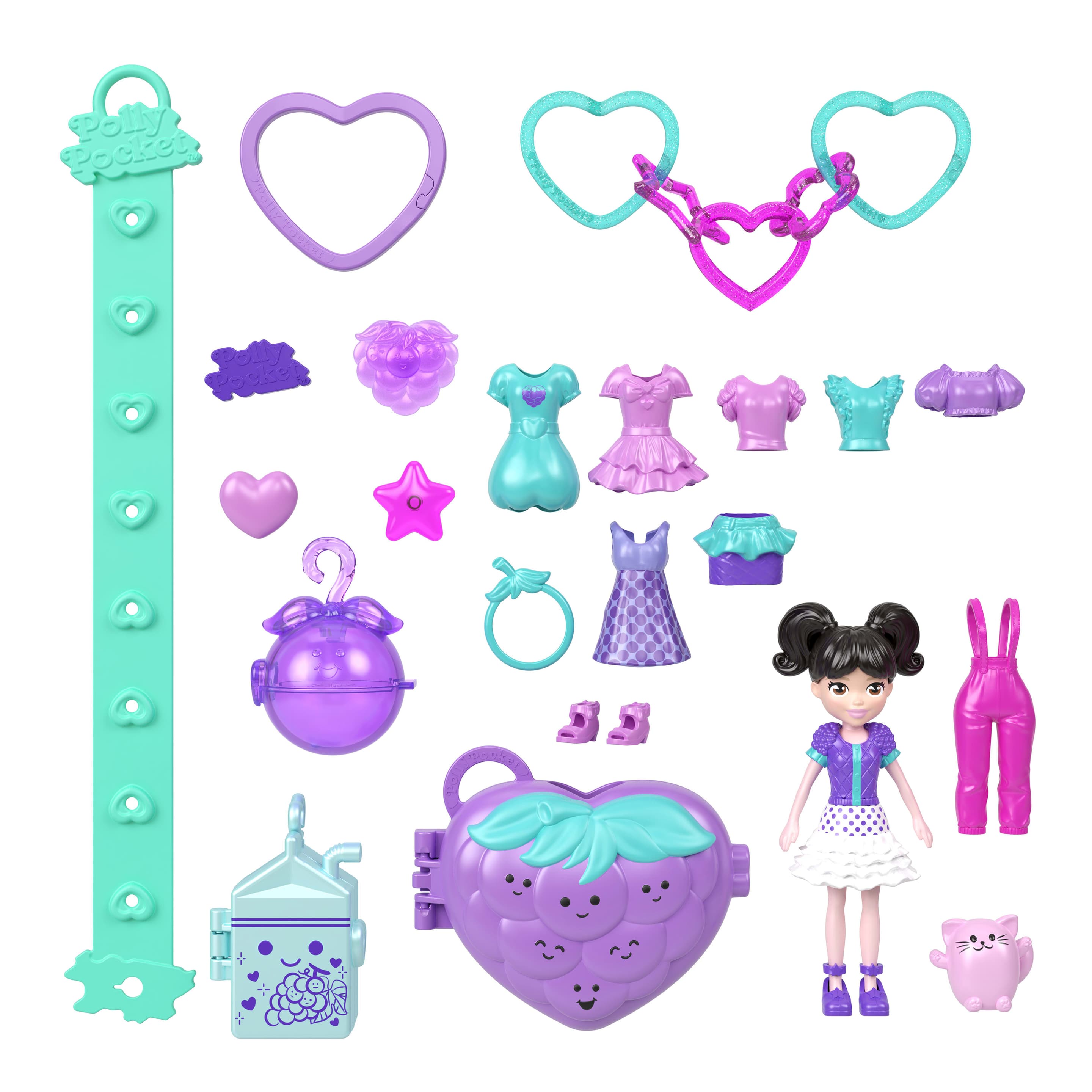 Polly Pocket Anhänger und Armbrand sortiert (Keine Auswahl möglich)