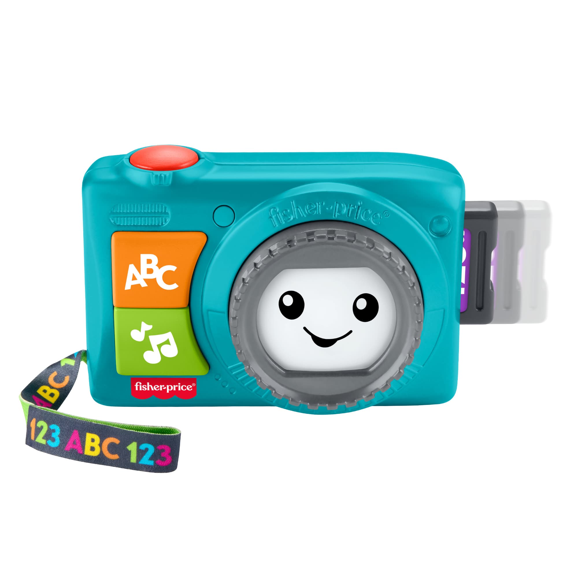 Fisher-Price Lernspaß Aufleuchtende Kamera musikalisches Lernspielzeug
