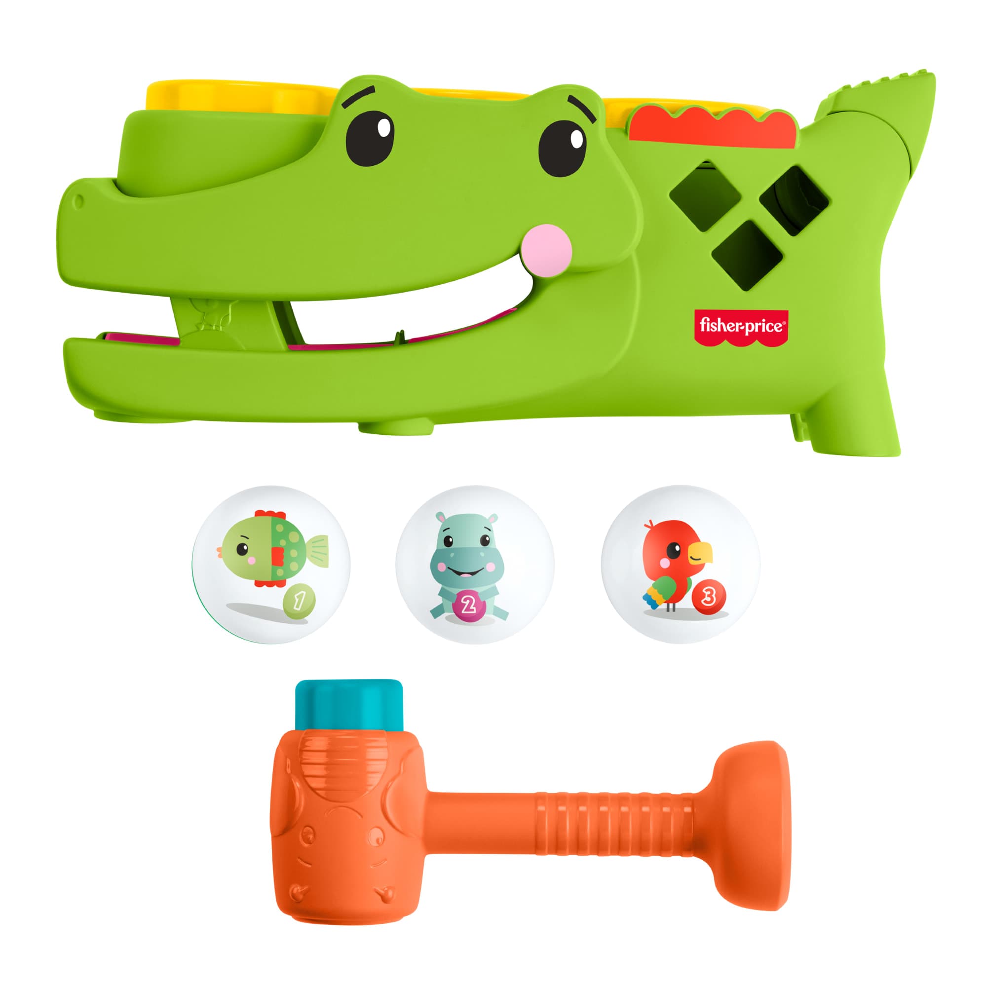 Fisher-Price Sitz- und Klopf-Rolligator