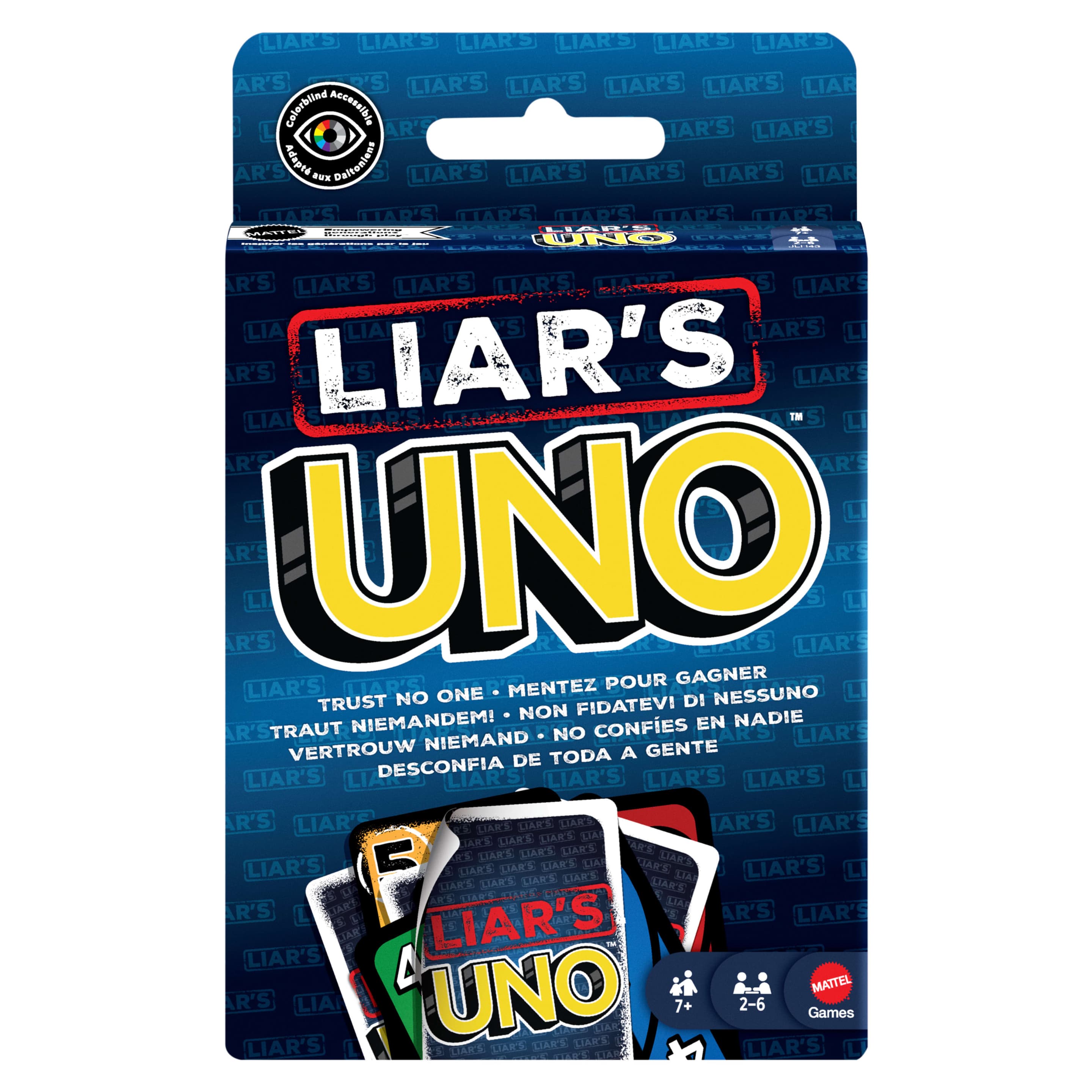 Liar‘s UNO Kartenspiel für Erwachsene, Kinder, Familien, Partys und Spieleabende, Tricks und Bluffs
