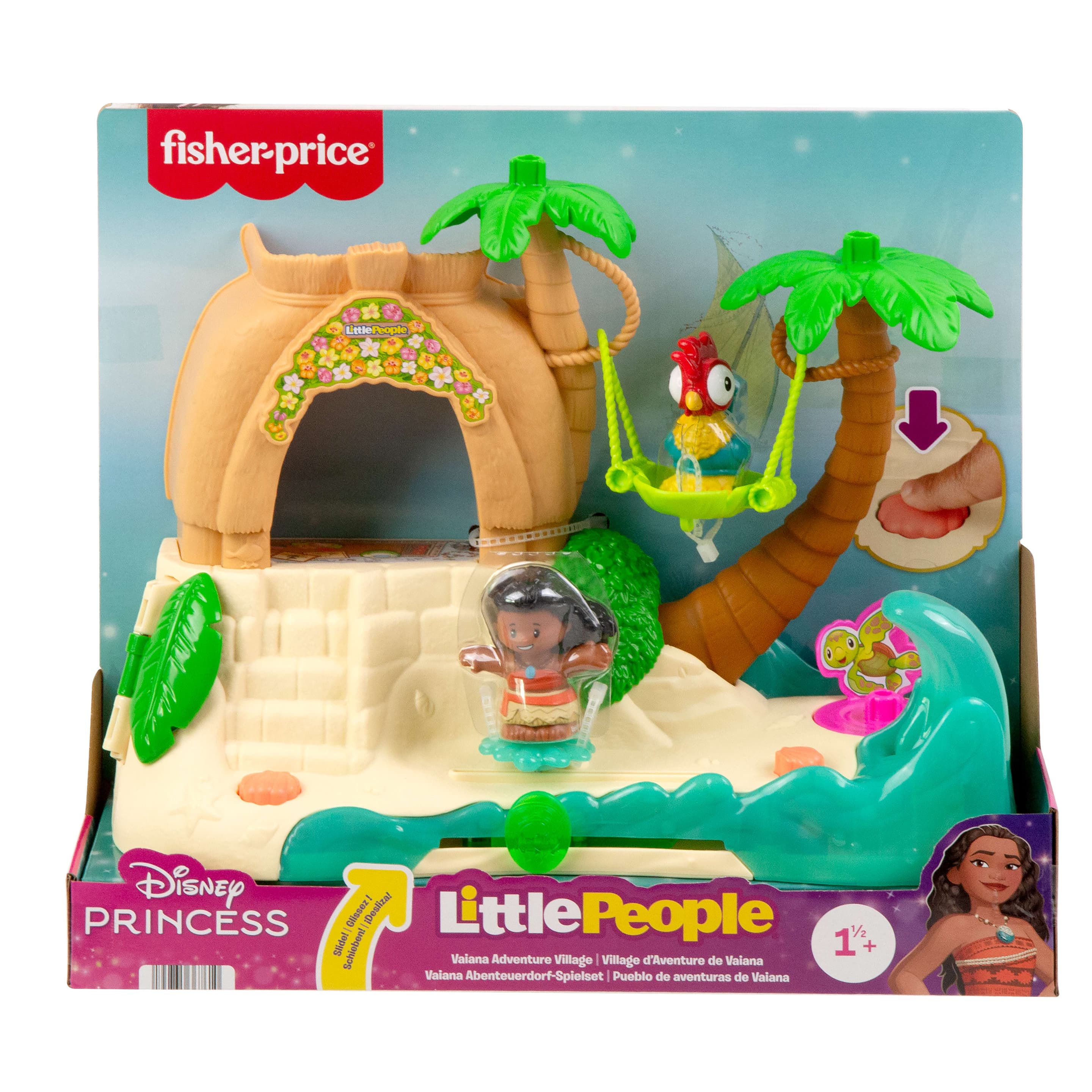 Fisher-Price Little People Disney Princess Vaiana Abenteuerdorf-Spielset