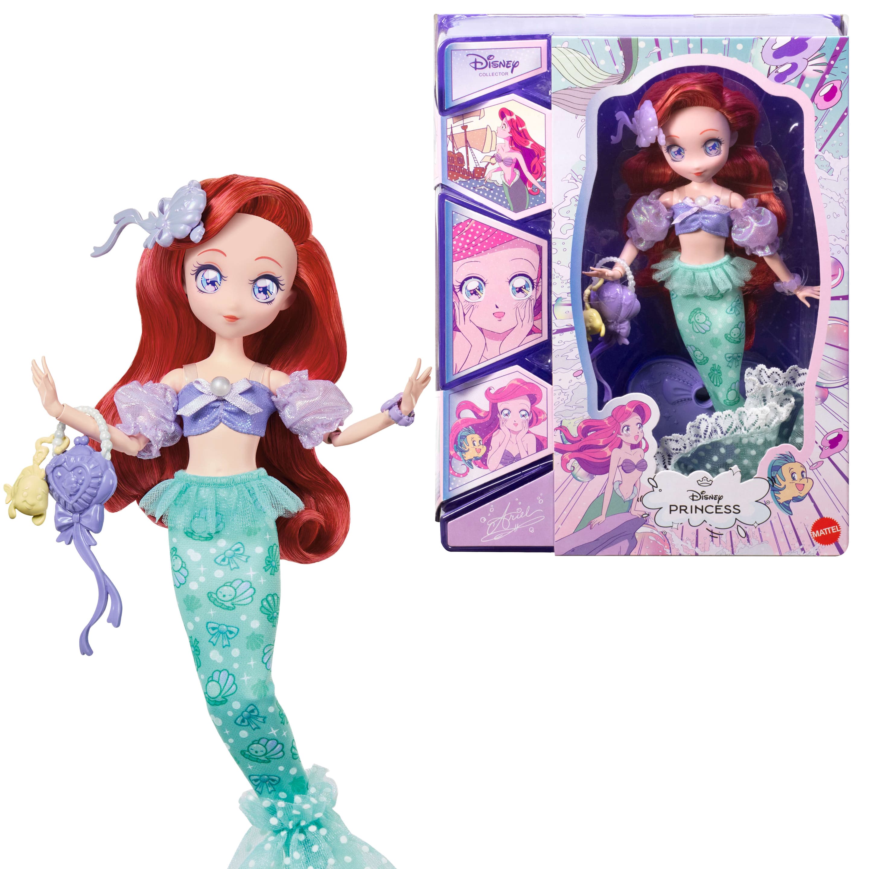 Disney Arielle Prinzessinnen-Manga-Puppe