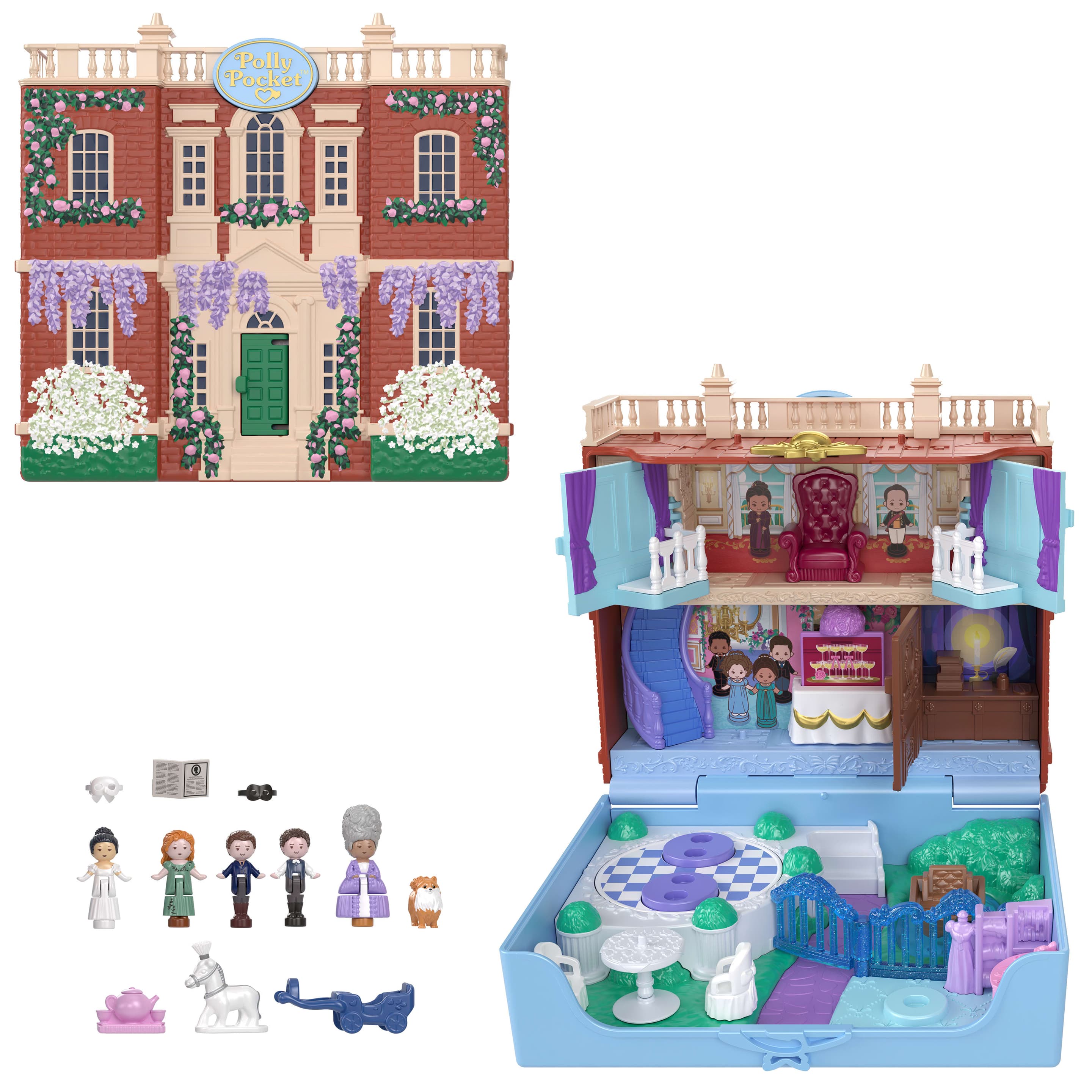 Polly Pocket Minipuppen und Spielset, Bridgerton-Sammlerschatulle