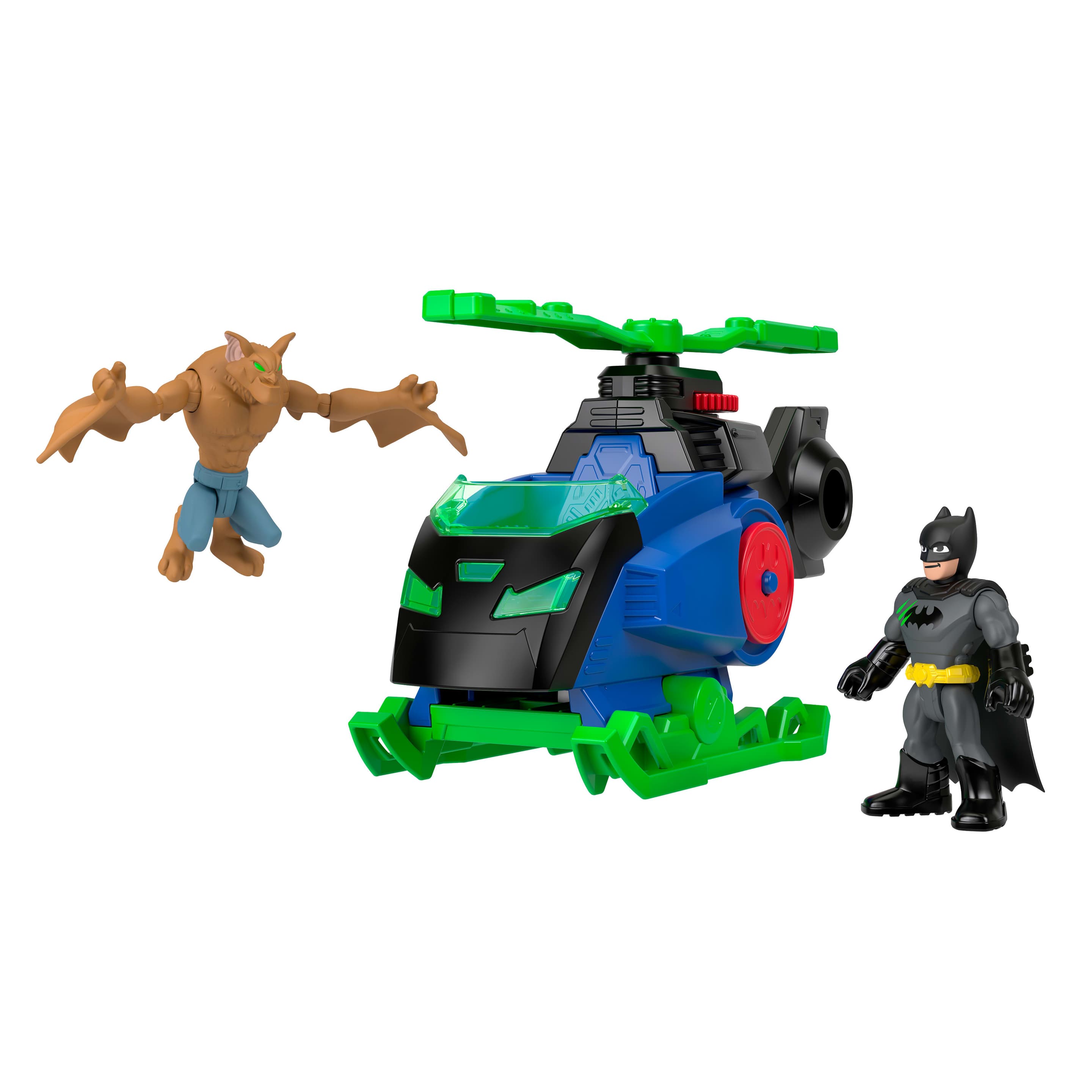 Imaginext DC Super Friends Batcopter gegen Man-Bat
