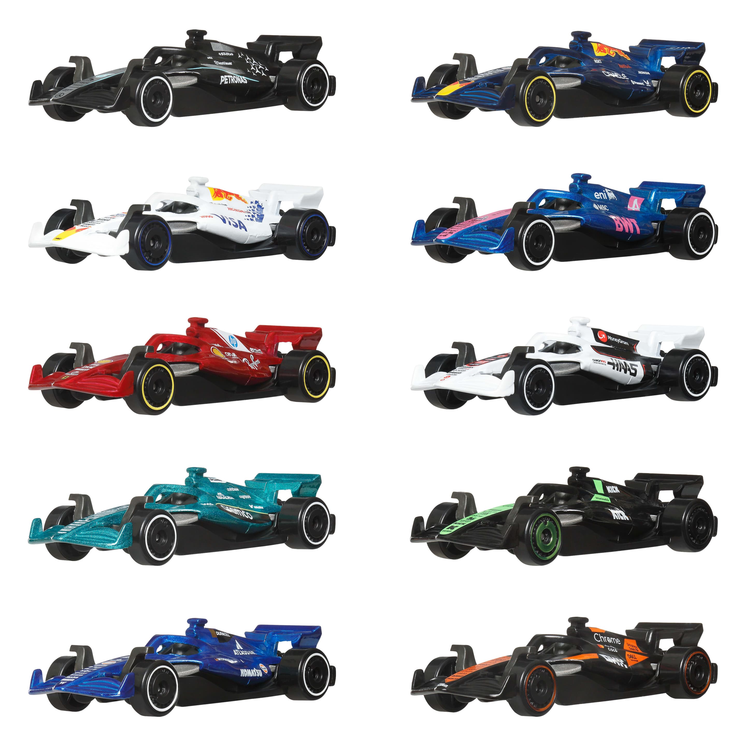 Hot Wheels Formel 1 10er-Pack