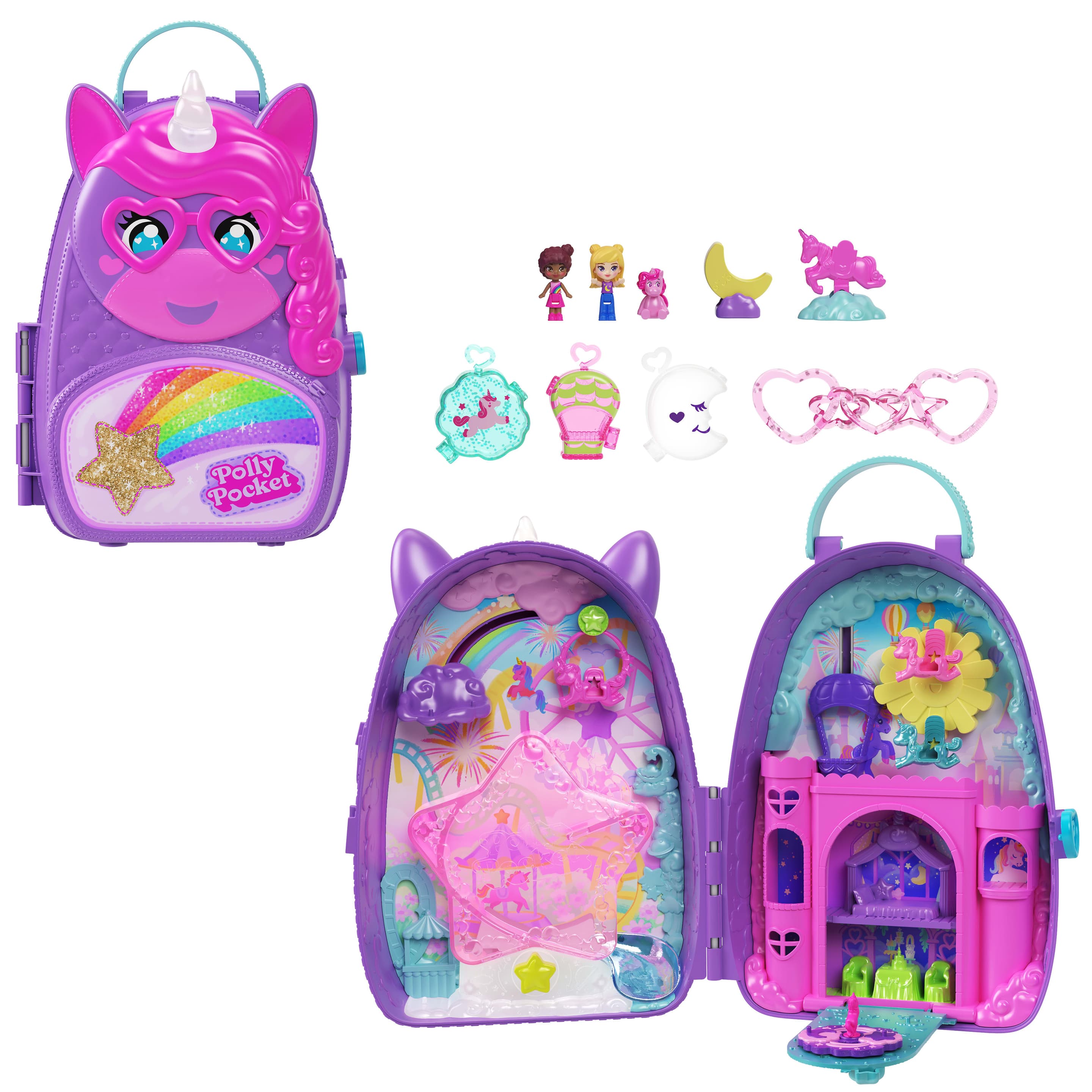 Polly Pocket Einhorn-Reiserucksack