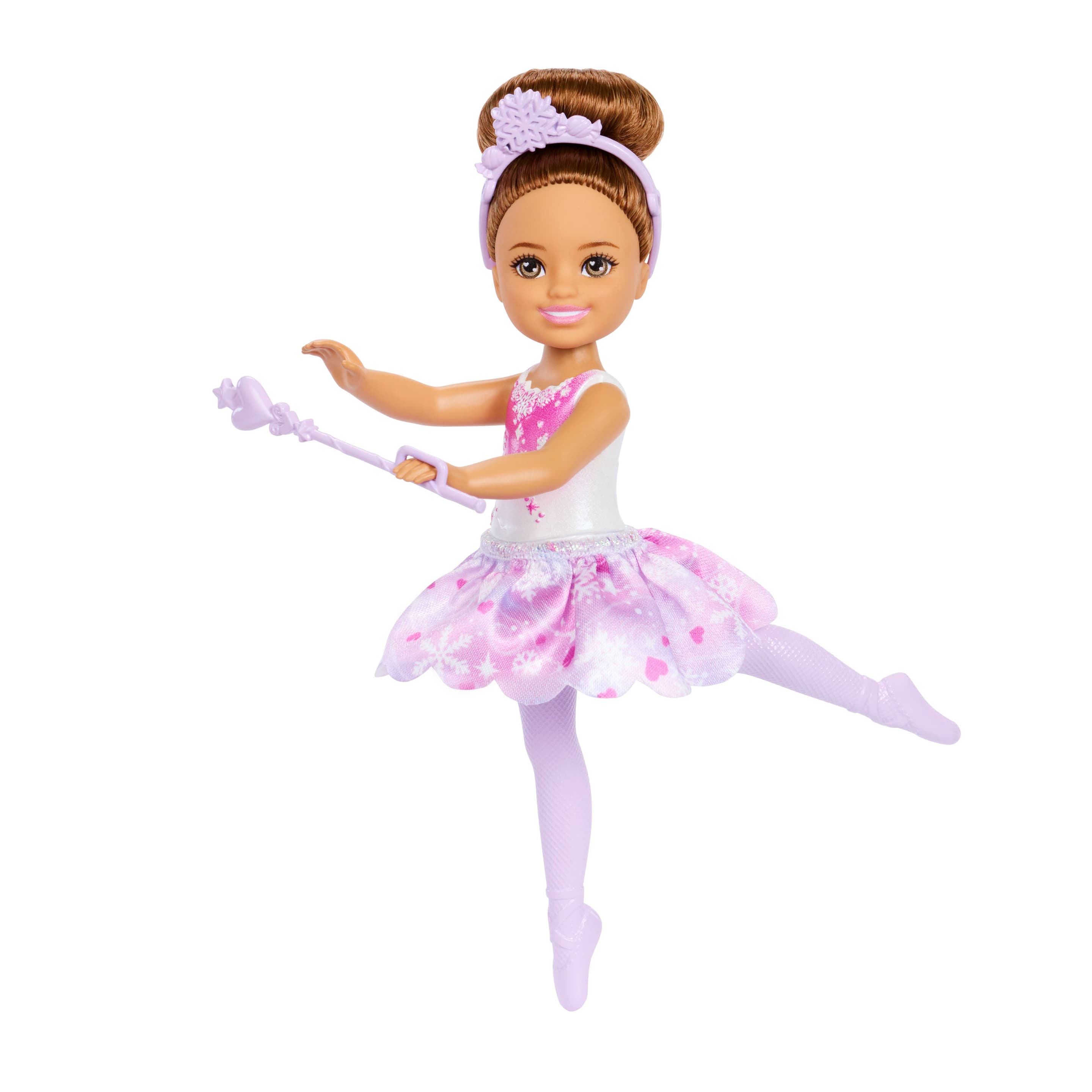 Barbie Chelsea Nussknacker Ballerina Puppe Latina Schneefee