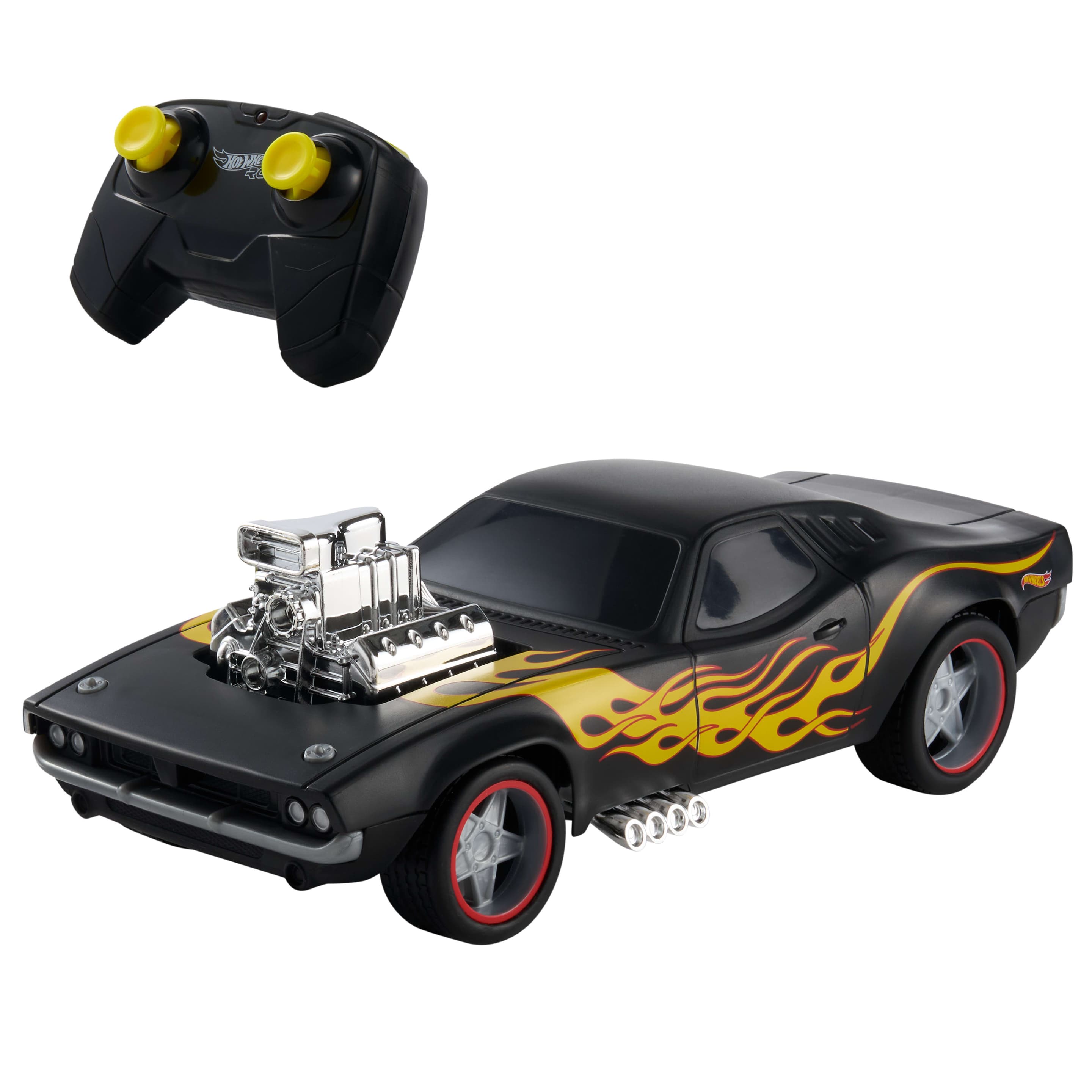 Hot Wheels RC Rodger Dodger im Maßstab 1:16, ferngesteuertes Spielzeugauto, batteriebetrieben
