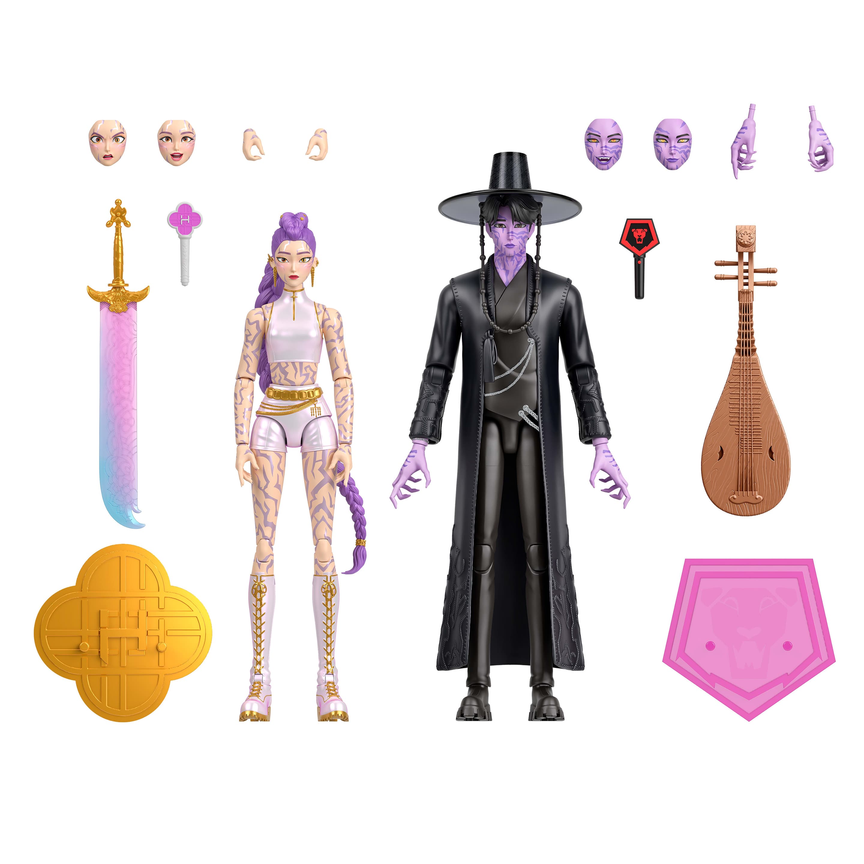 KPop Demon Hunters Rumi & Jinu Der finale Kampf Actionfiguren-Set
