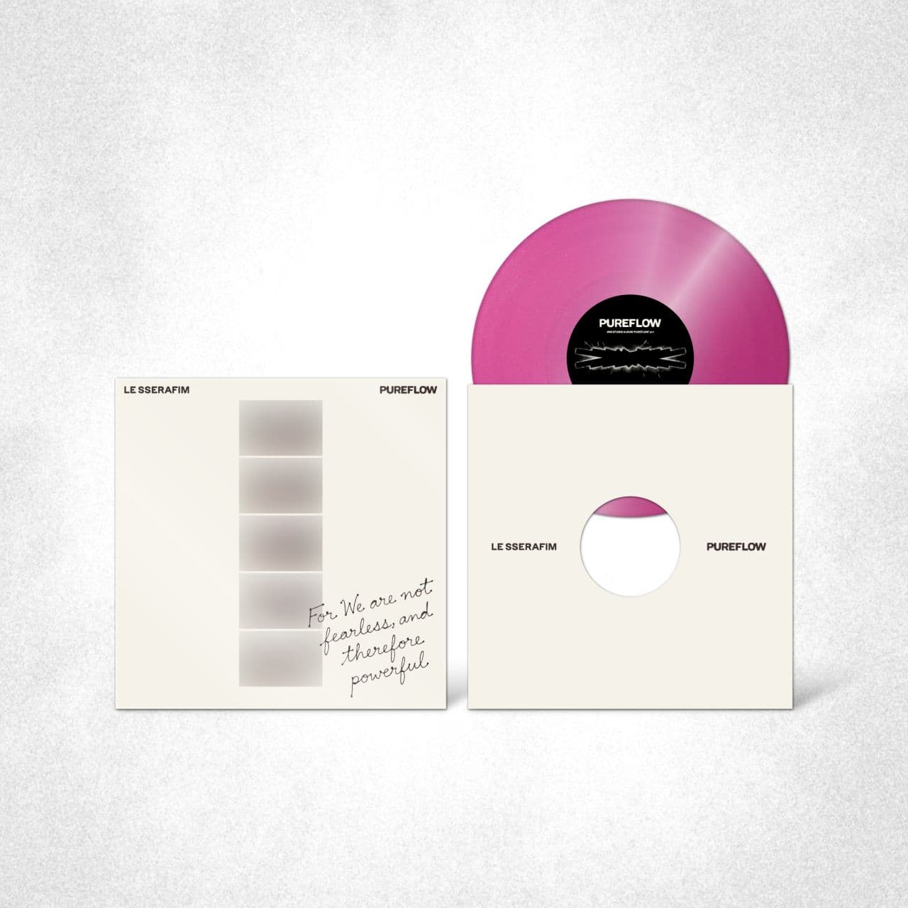 2nd Studio Album 'Pureflow' Pt.1 Vinyl (Hot Pink Glitter Version)
