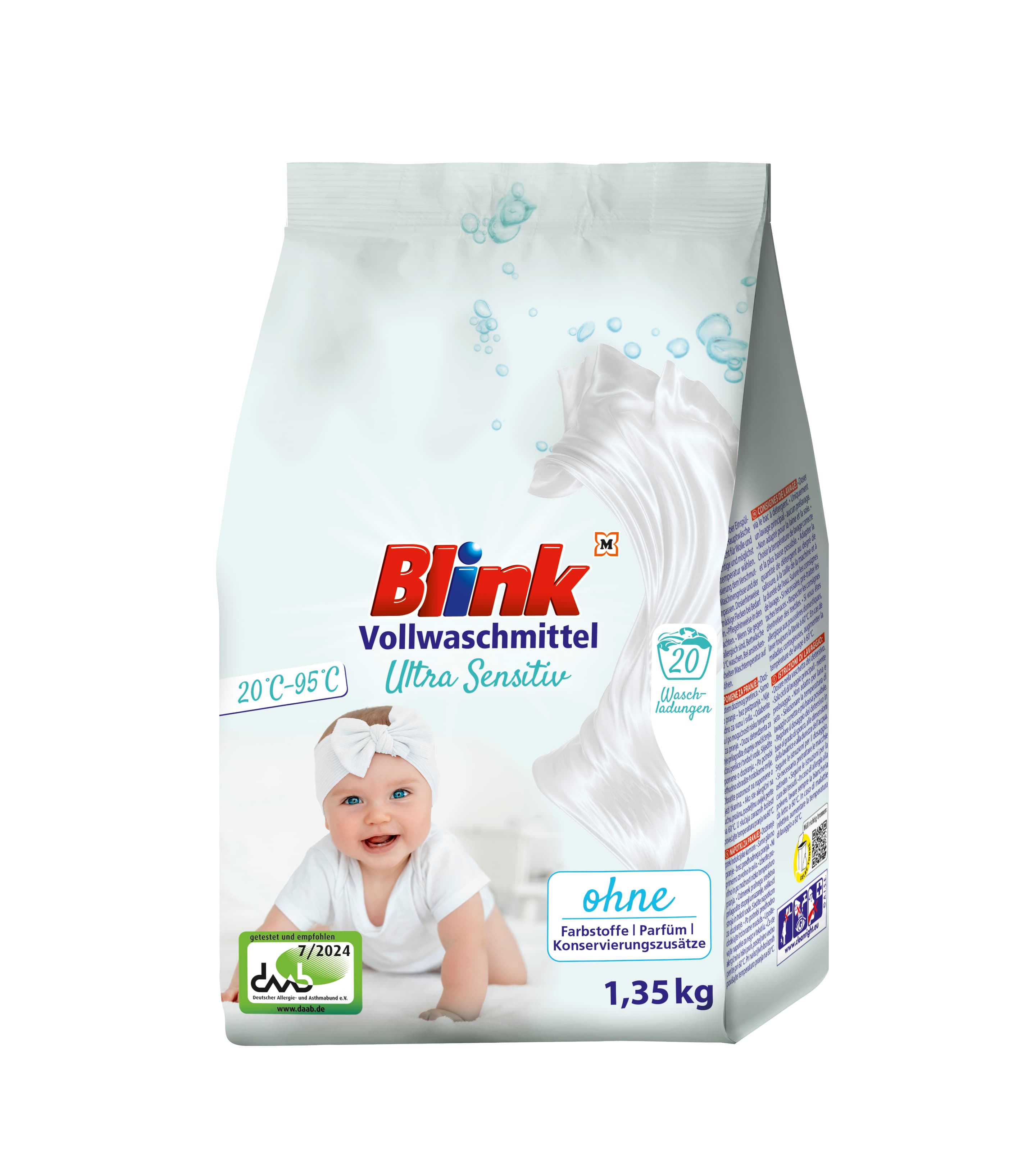 Blink Vollwaschmittel Ultra Sensitiv Pulver
