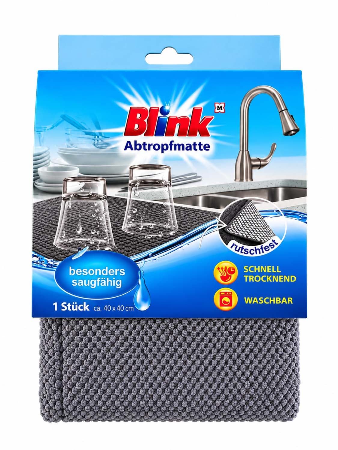 Blink Abtropfmatte 40x40cm