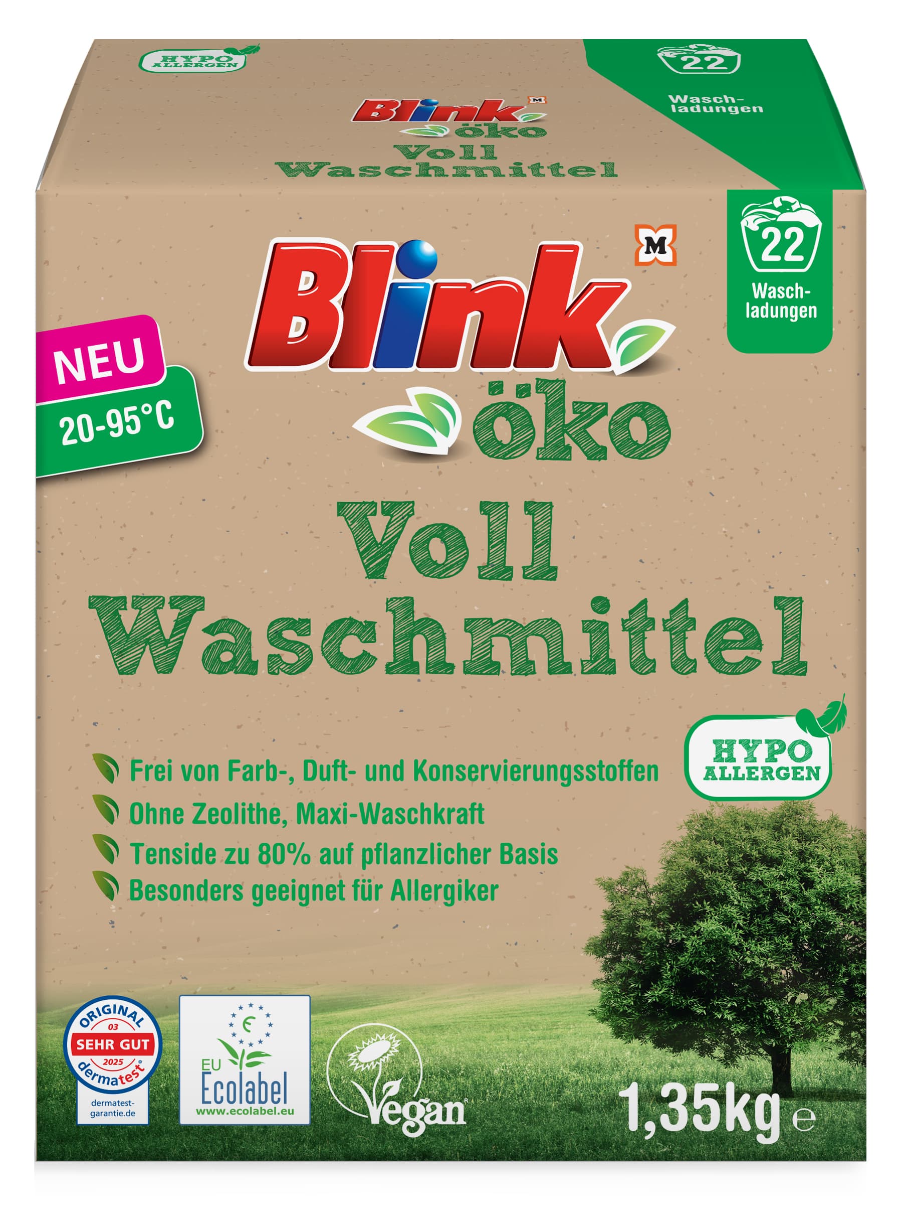 Blink Öko Voll Waschmittel 22 WL