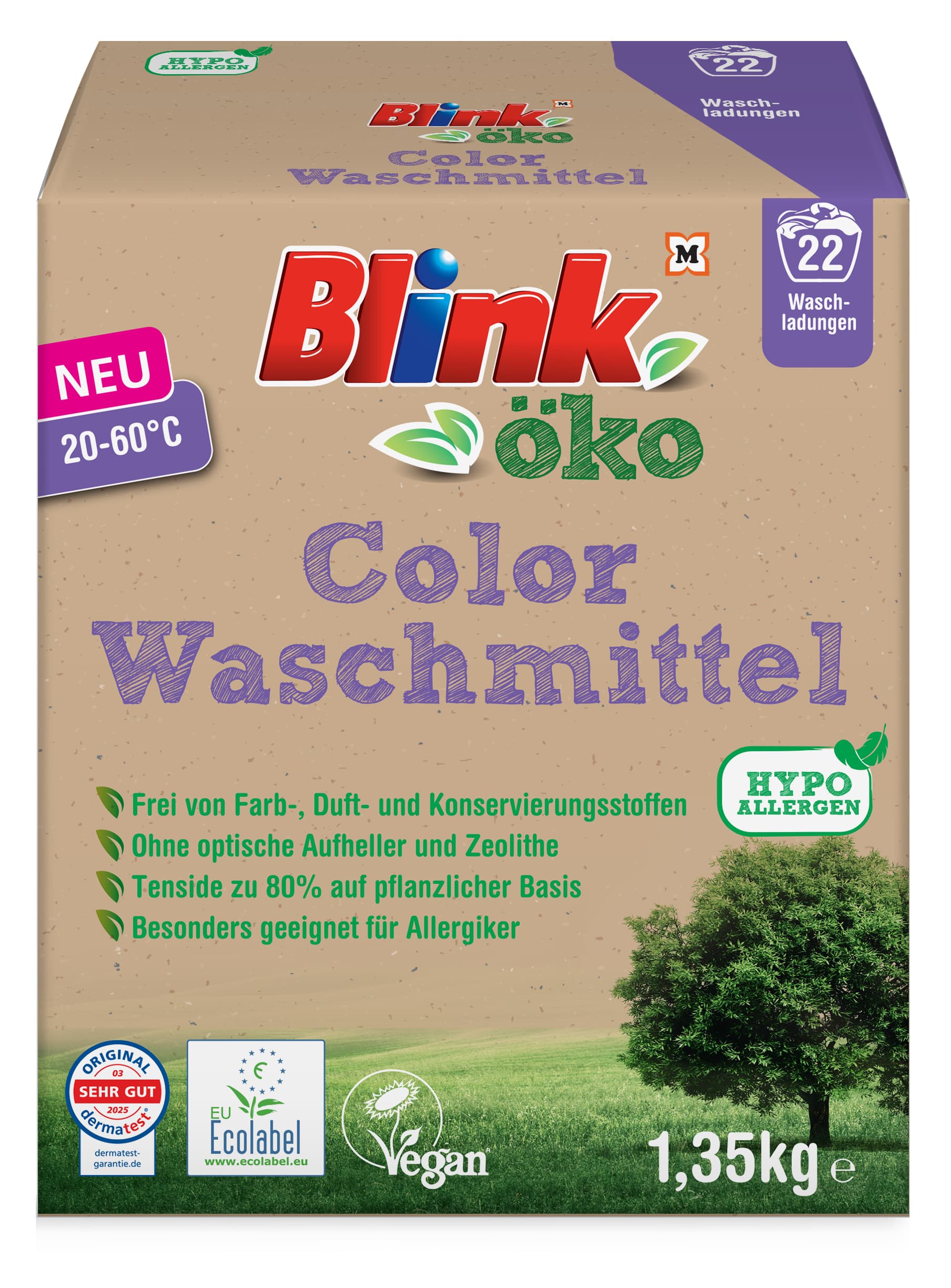 Blink Öko Color Waschmittel 22 WL