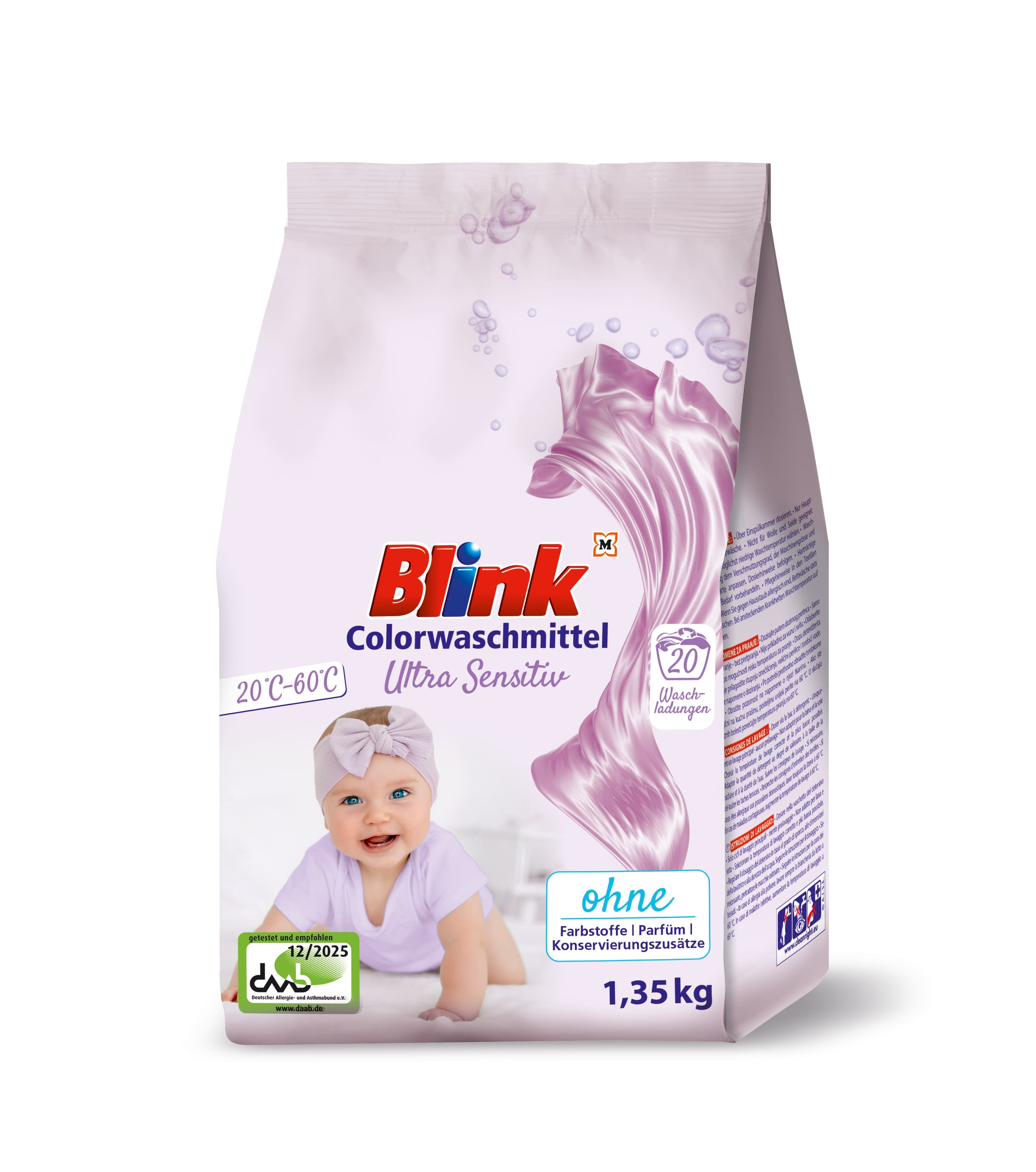 Blink Colorwaschmittel Ultra Sensitiv Pulver