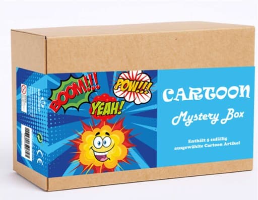 5-teilige Mystery Box Cartoon