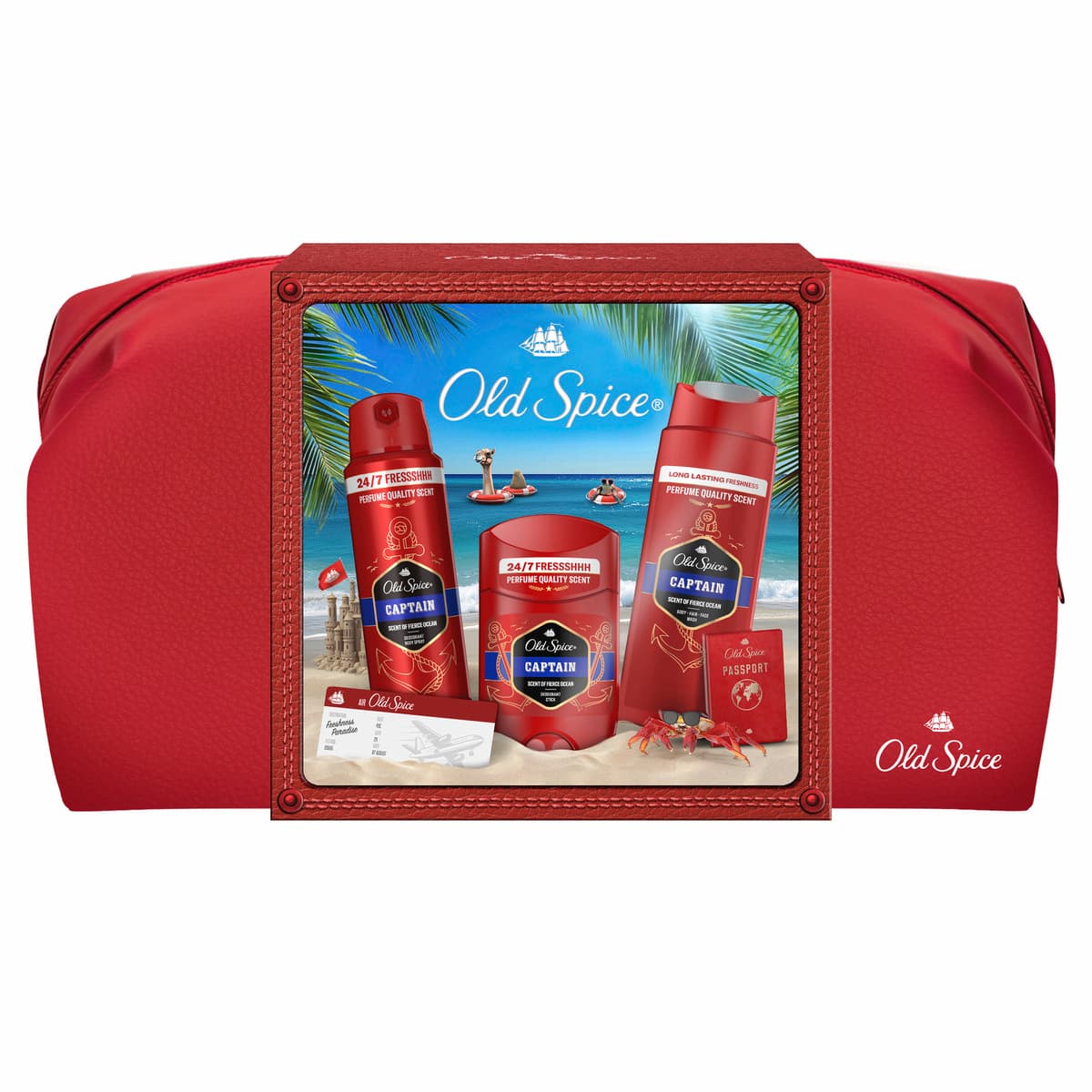 Old Spice Captain Geschenkset Kulturtasche