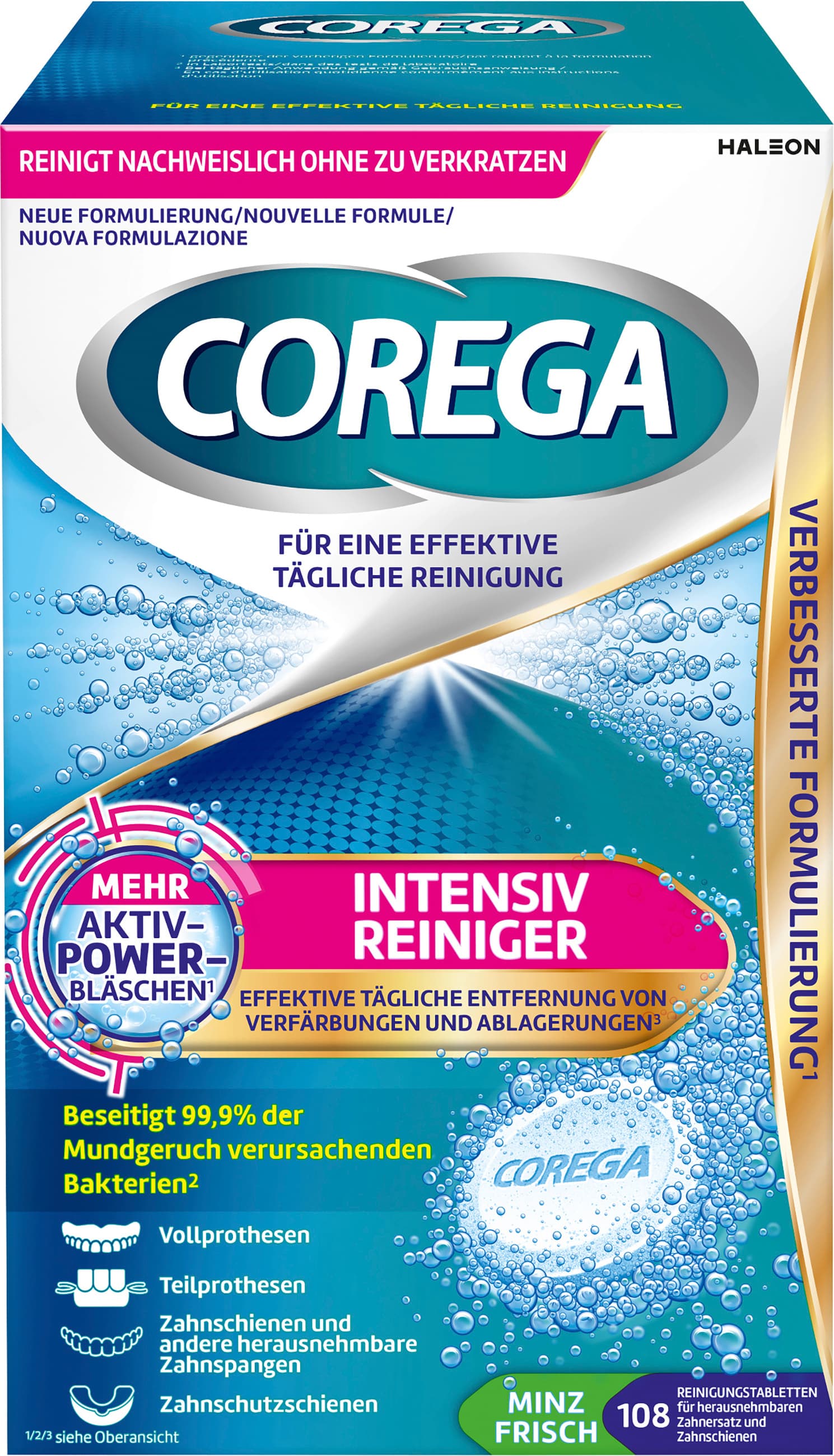 Corega Intensiv Reiniger Tabs