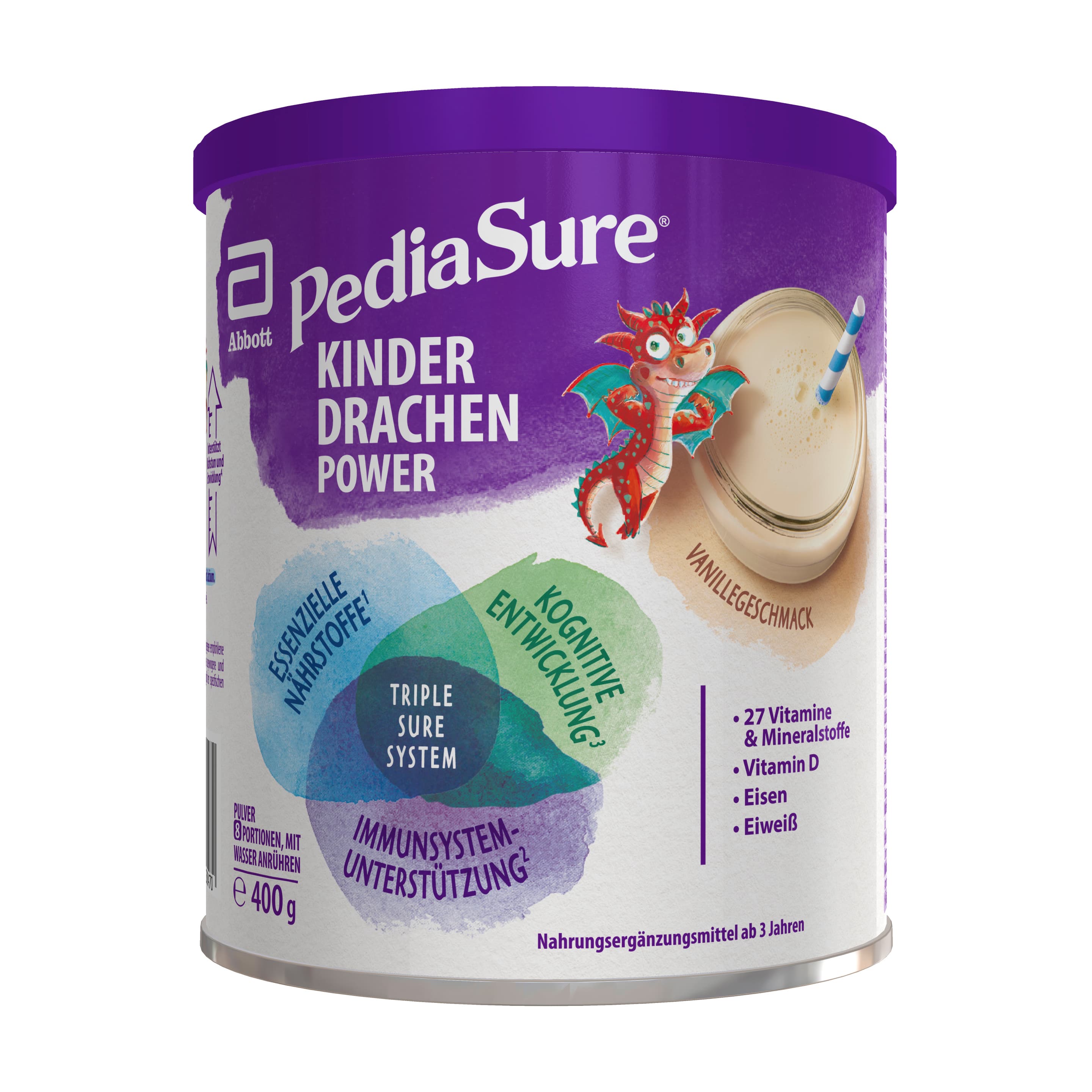 PediaSure - Kinder Drachen Power Vanilla Shake