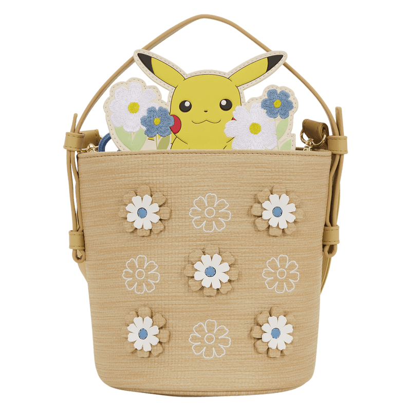 Loungefly Pokémon Floral Pikachu Crossbody Bag Umhängetasche offiziell lizenziert