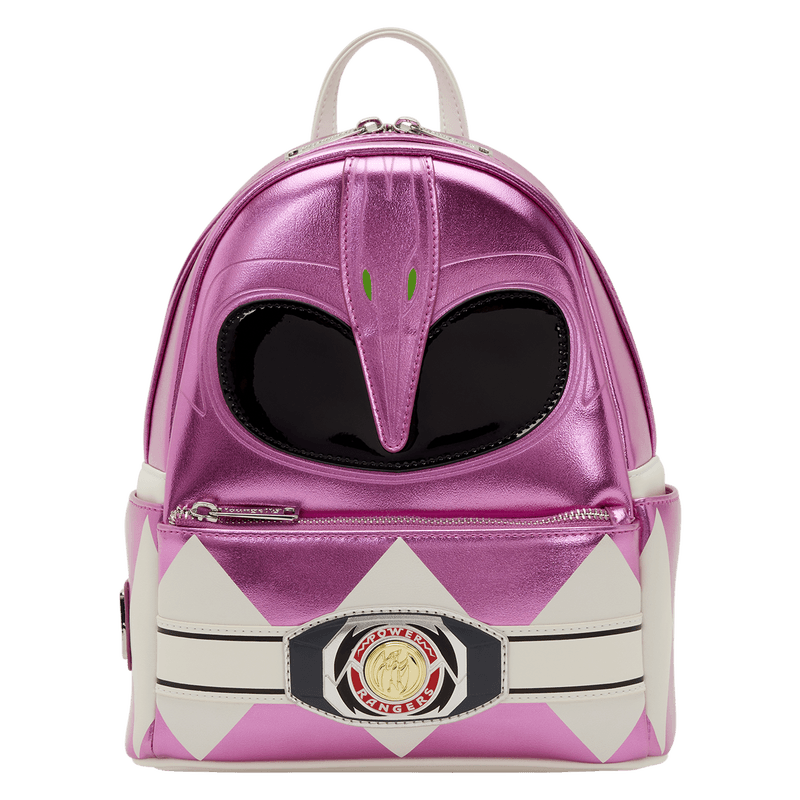 Loungefly Power Rangers Pink Ranger Cosplay Mini Backpack Rucksack offiziell lizenziert