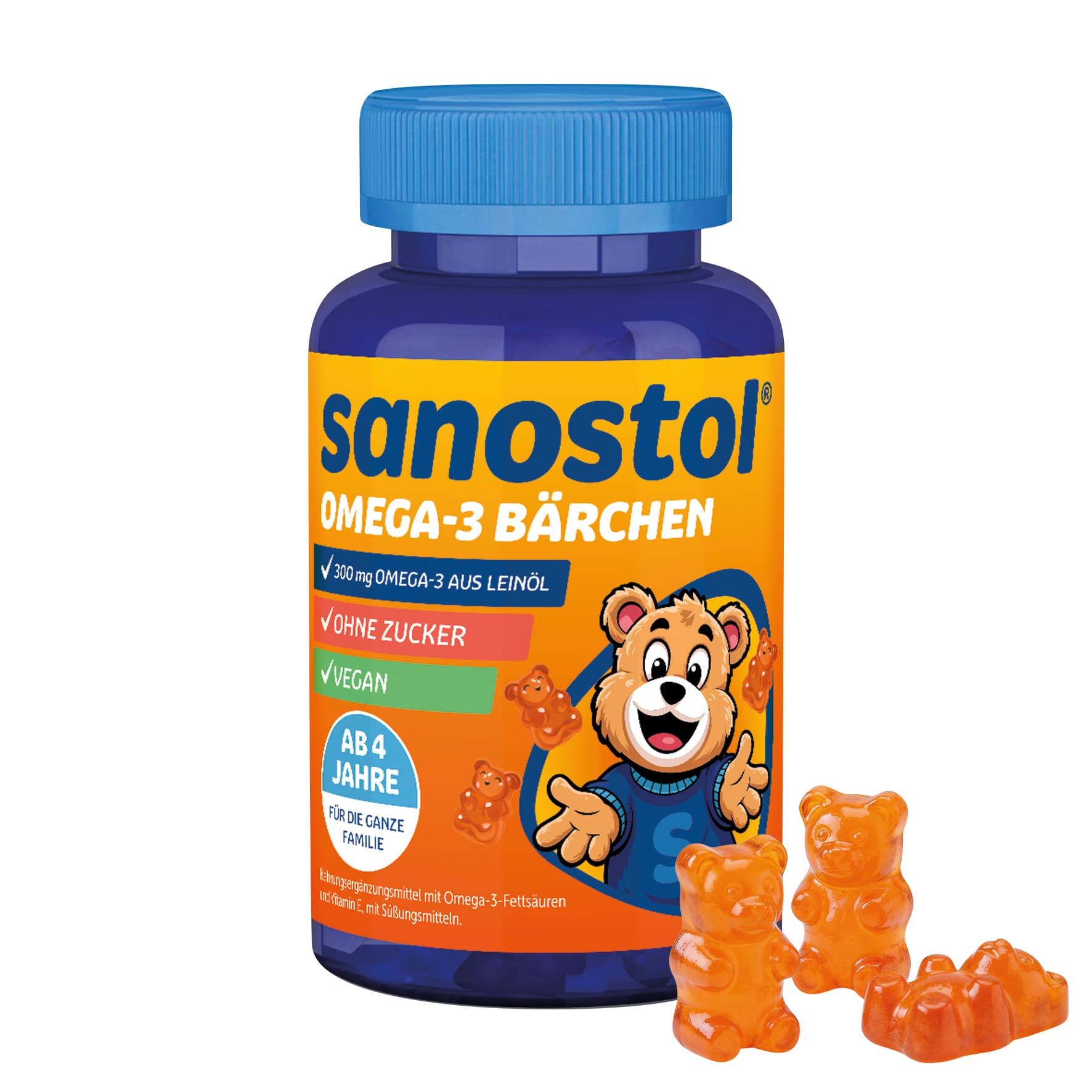 Sanostol Omega-3 Bärchen 150g