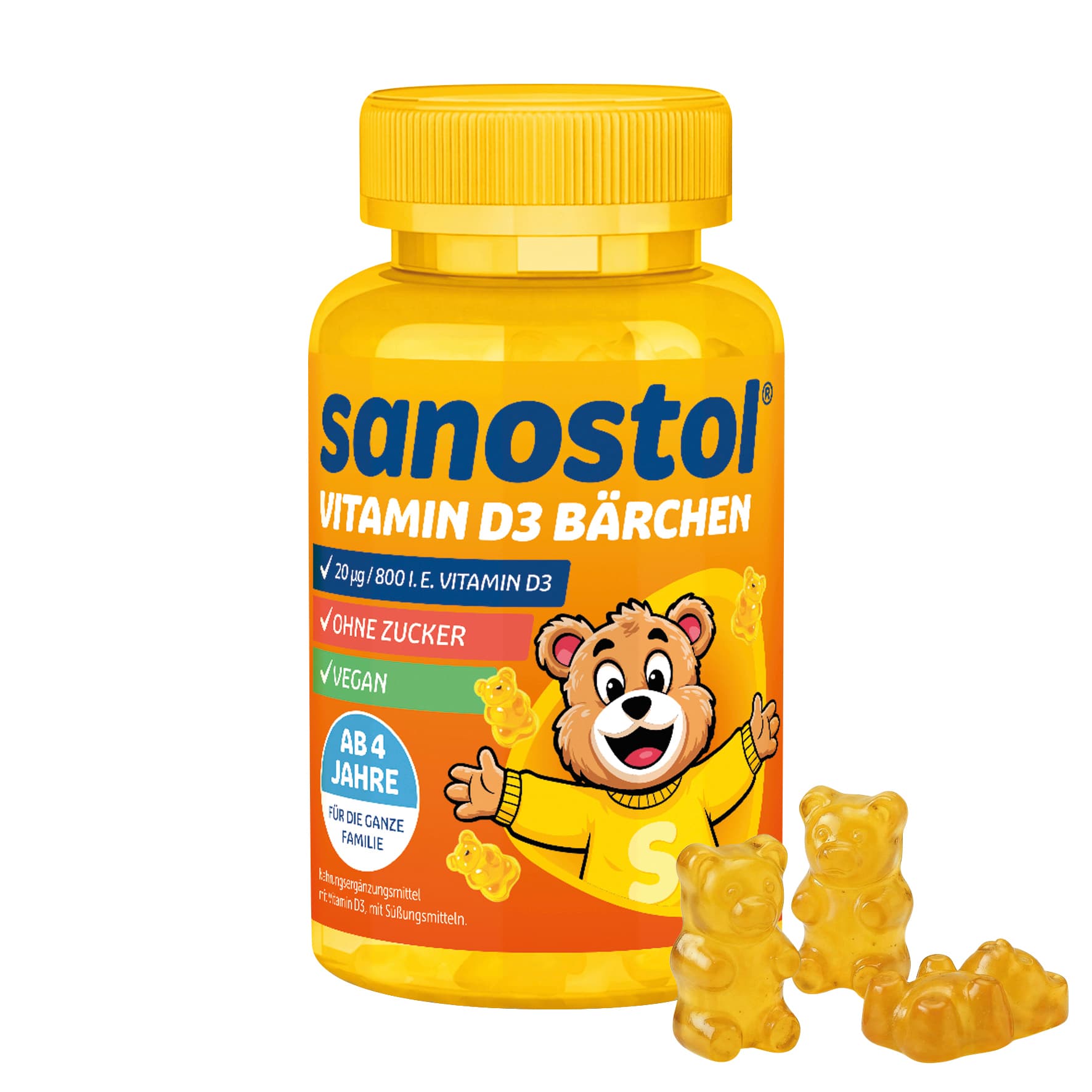 Sanostol Vitamin D3 Bärchen