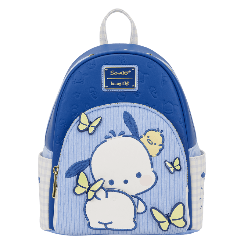 Loungefly Sanrio Pochacco Gingham Mini Backpack Rucksack offiziell lizenziert