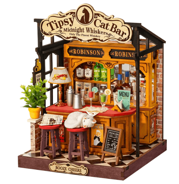 Robotime Tipsy Cat Bar DS054