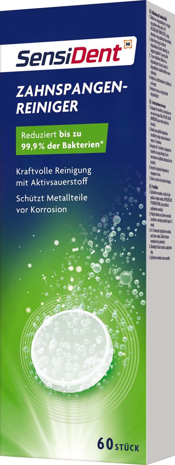 SensiDent Zahnspangen Reiniger Tabs