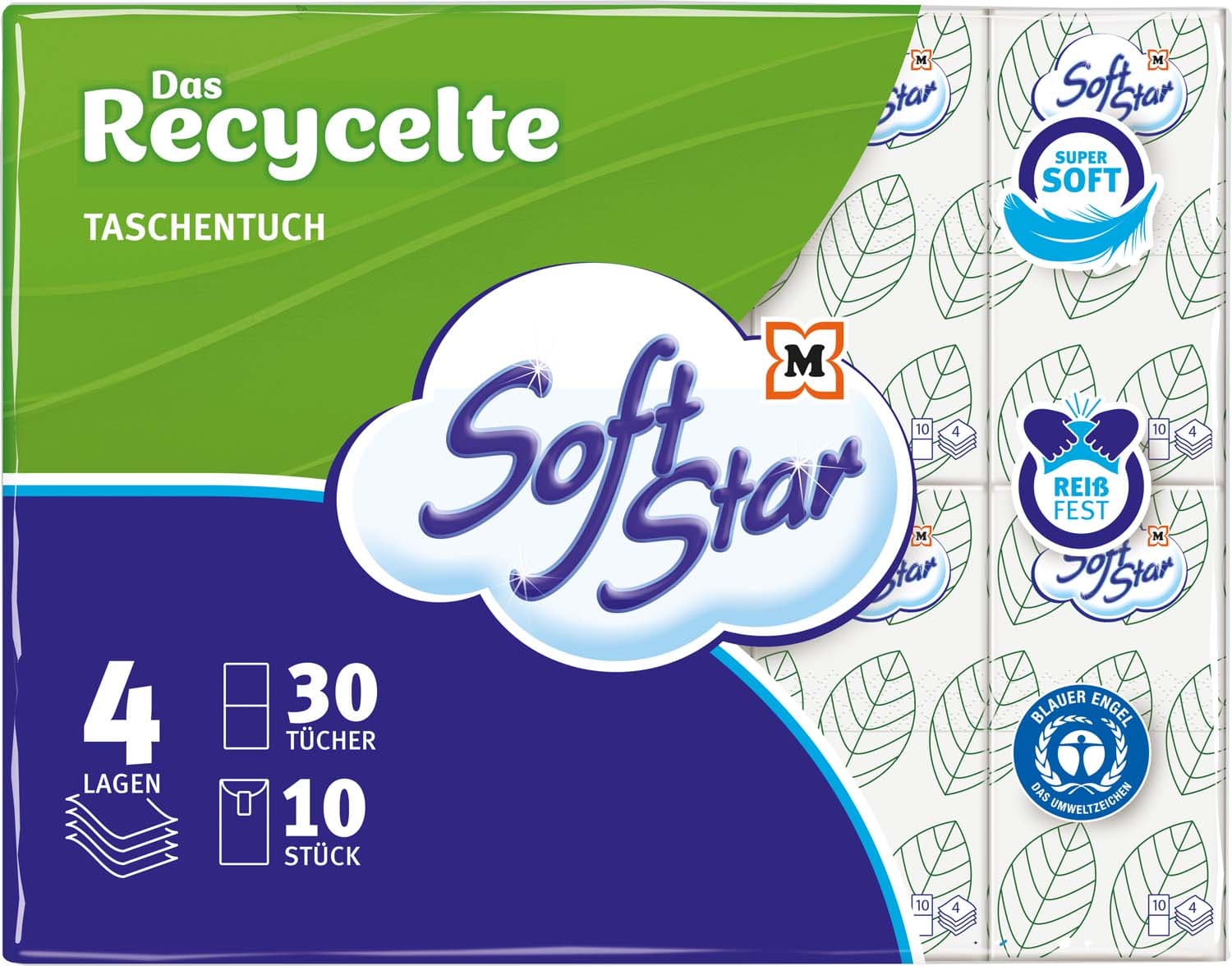 SoftStar Taschentücher 4-lagig 30x10 Stück