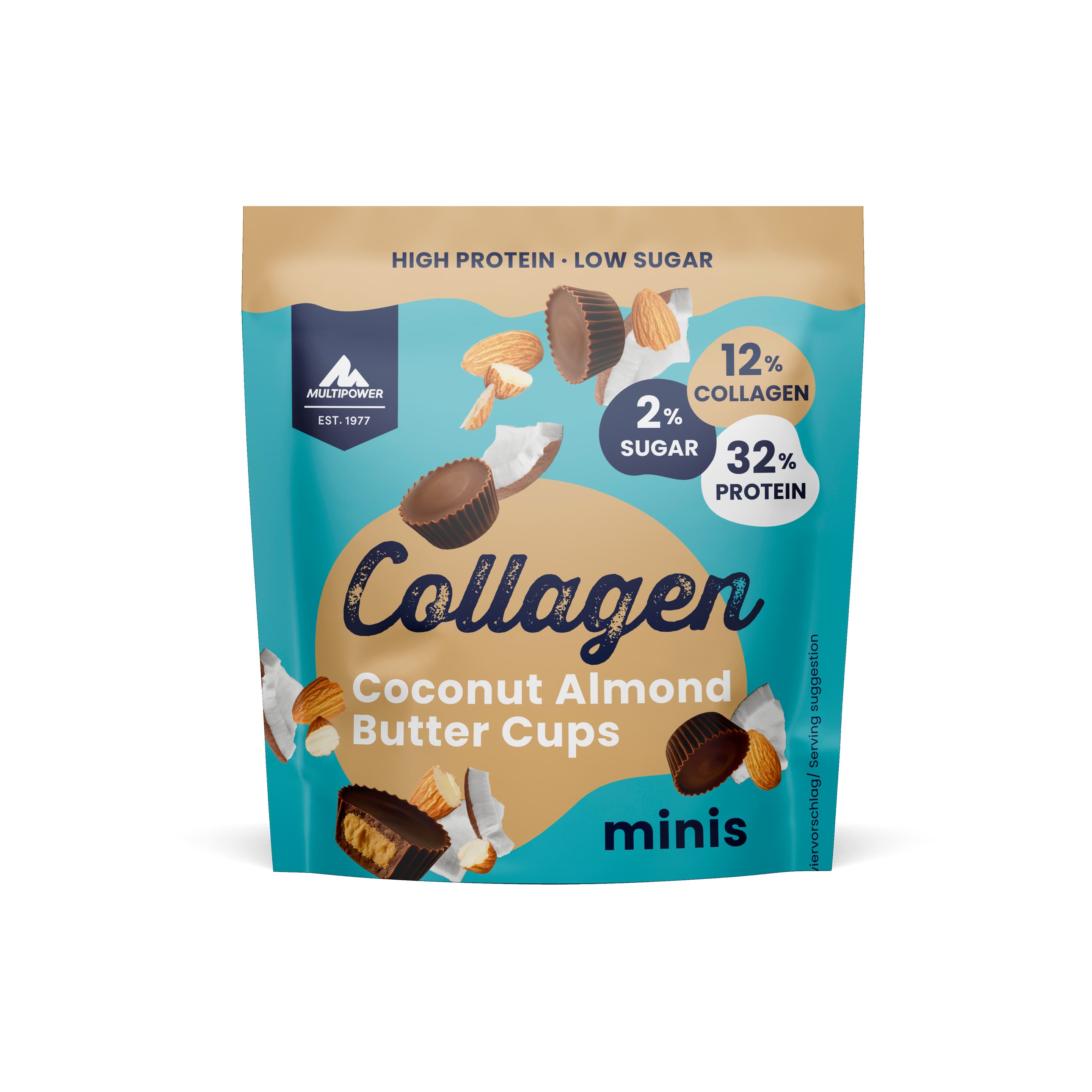 Multipower Collagen Cups Kokos Mandel