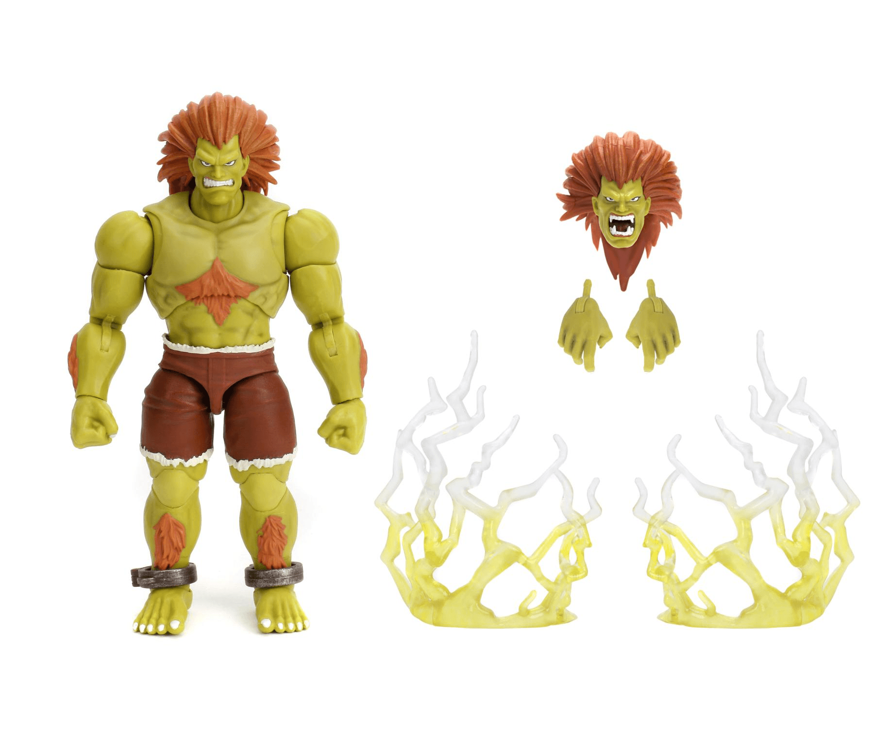 Jada - Street Fighter II Blanka 7,5 Zoll Actionfigur – Sammelfigur
